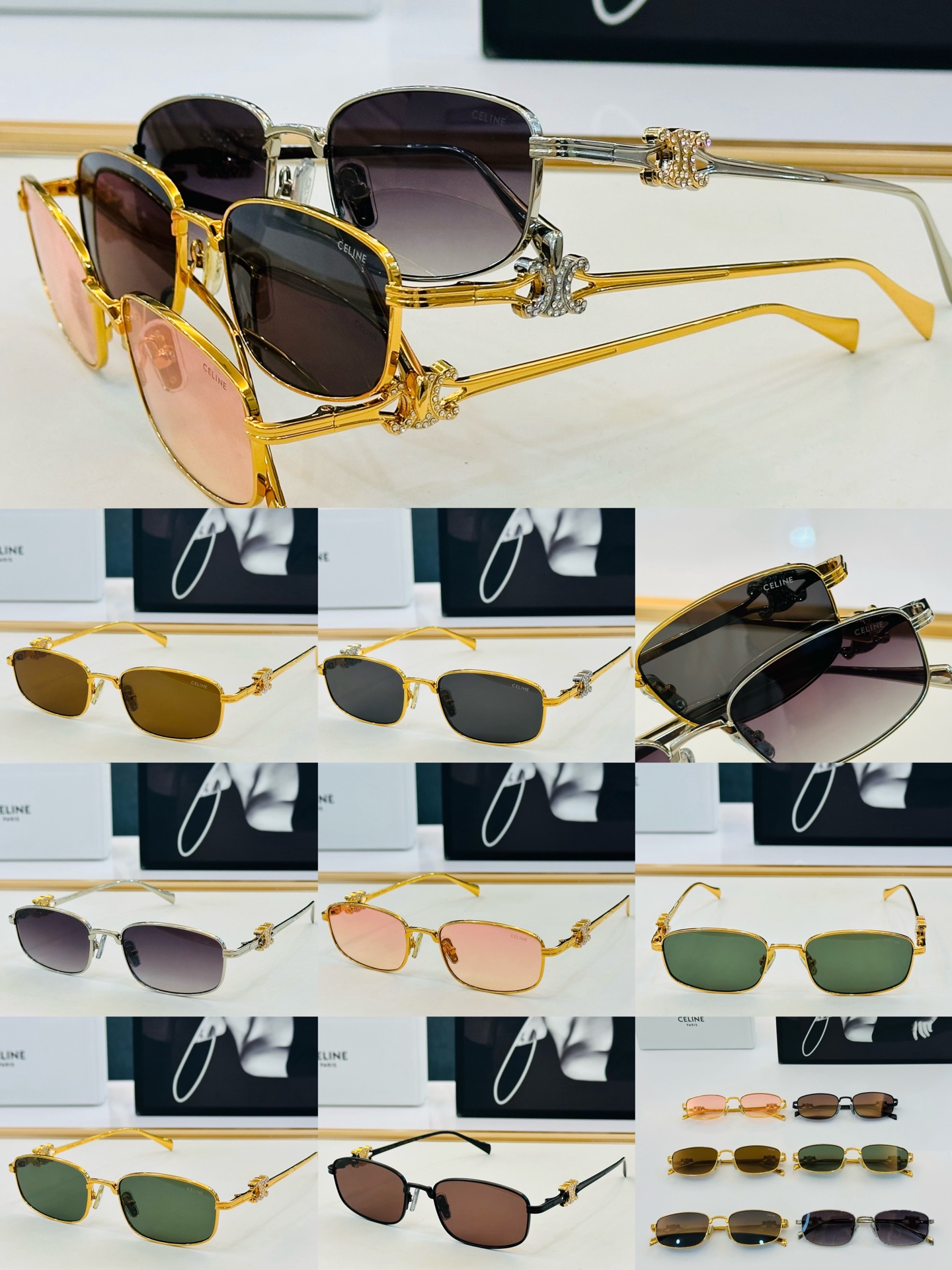 【CELINE】赛琳 CL2384U Size：56口19-145 一直热销的款式，欧美风 光泽度好  X工艺超赞 👍🏻