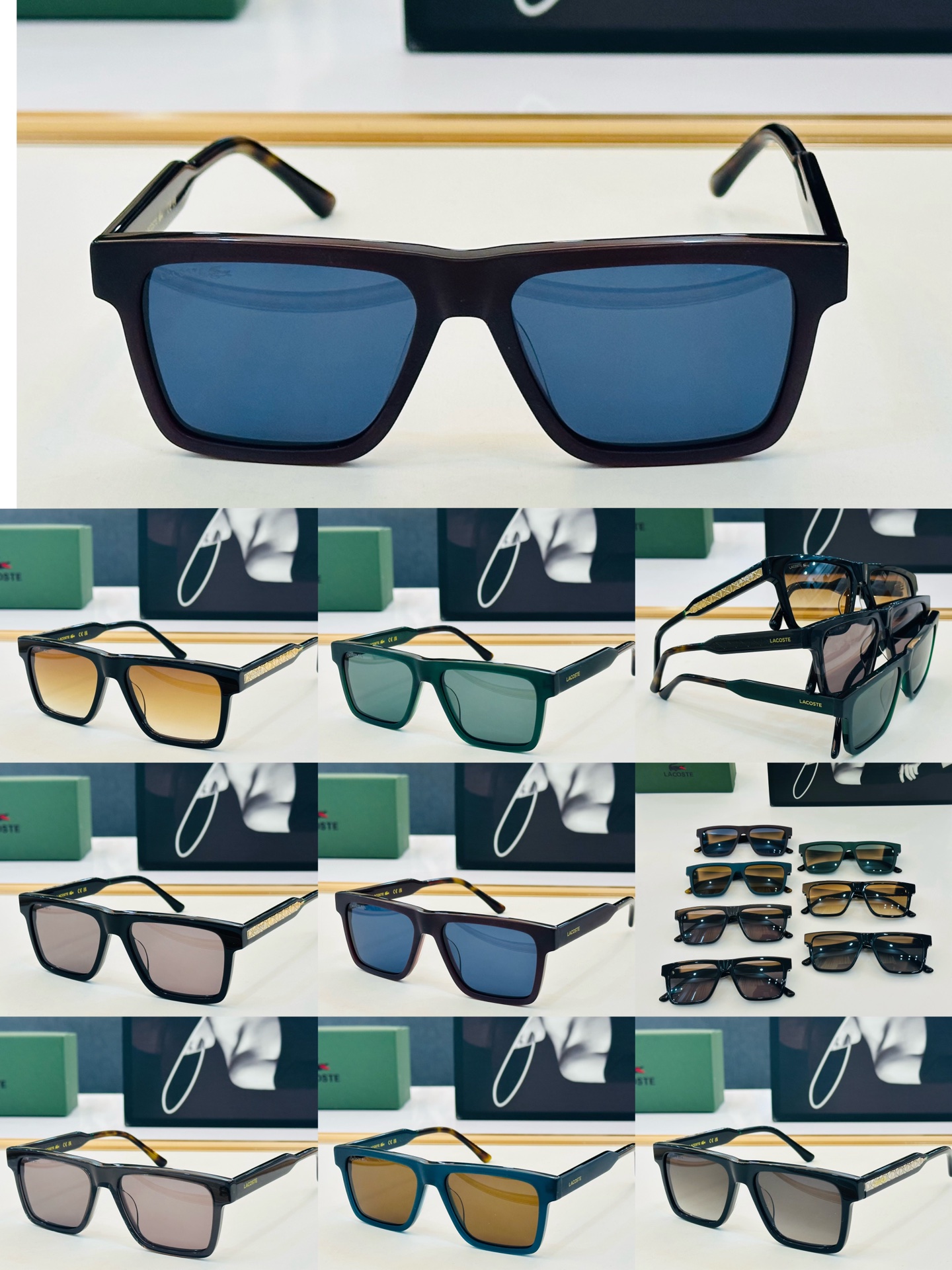 🆕 鳄鱼 LACOSTE 最新 L6059S  Size：53口16-145   💫💫时尚舒适  C💍太阳镜 🆕 