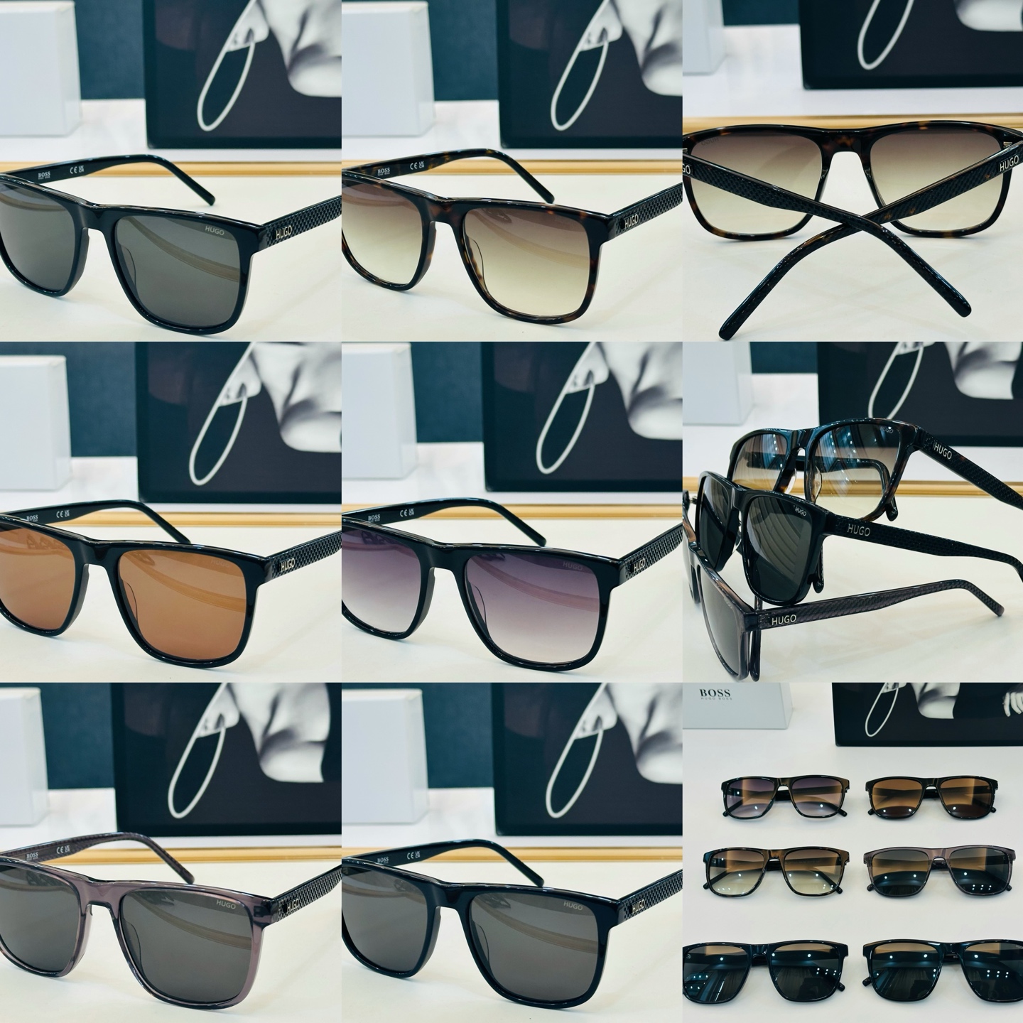 🆕 BOSS 1391/G/S Size：56口19-145     🕶🕶💋💋👣👣  不挑脸 🍁经典不过时框型 L品质优