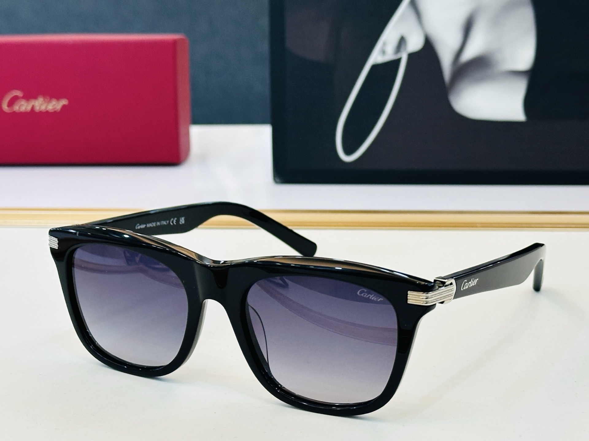 Cartier-卡家 🎁CT0396S Size：53口20-145 不挑脸型 简约大气 时尚休闲👌👃C配光镜 