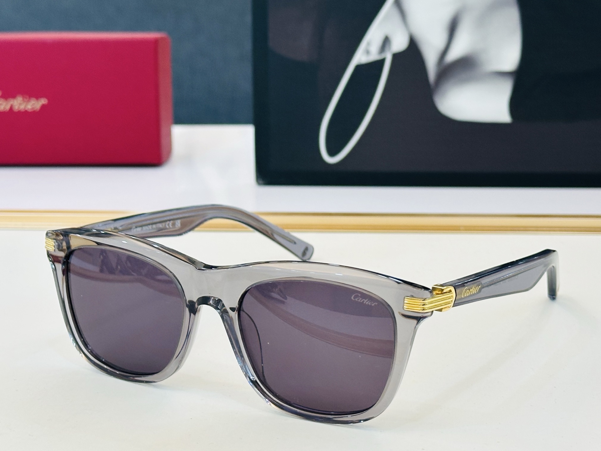 Cartier-卡家 🎁CT0396S Size：53口20-145 不挑脸型 简约大气 时尚休闲👌👃C配光镜 