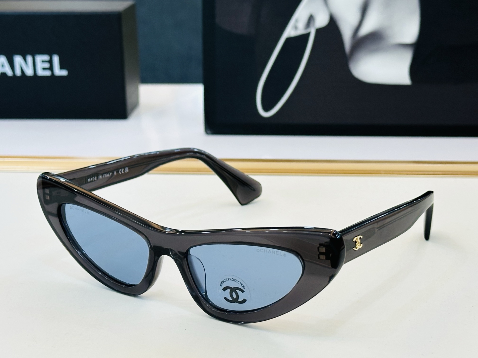 CHANE*香家  CH9203 SIZE：52口18-140  潮流爆款 太阳镜 😍😍高品质 一网红潮款墨镜🍻🍻 立体