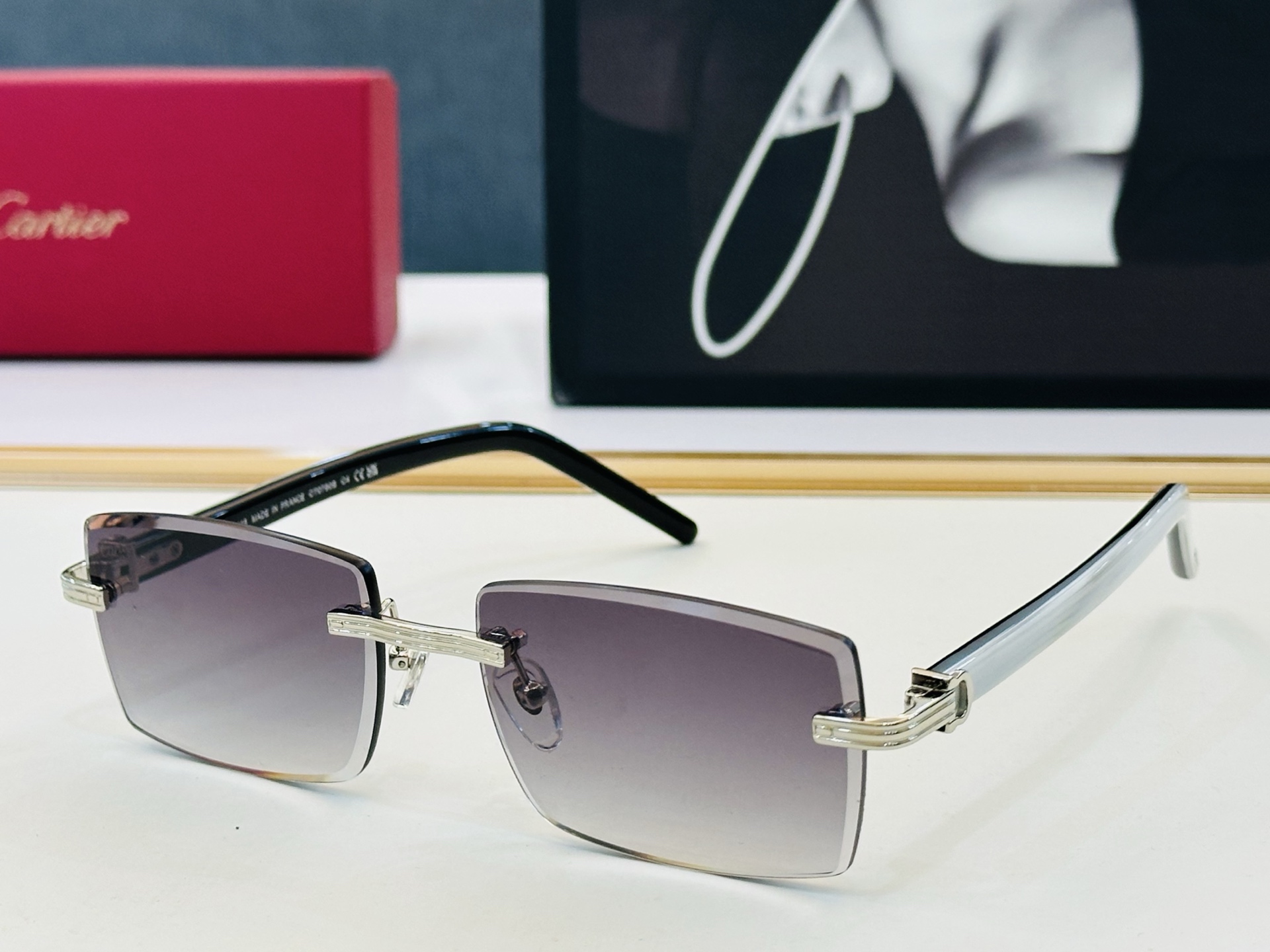 🆕 原版Cartie* 卡家 官网经典款 太阳镜 CT0780S Size：59口18-145  电镀工艺精湛大牌品 D