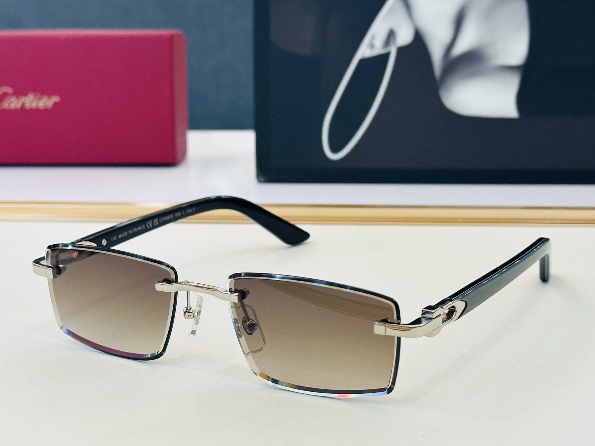 Cartie* 卡家 CT0582S 太阳镜 Size：56口19-145 工艺精湛气质十足！H男女同款 高品质 