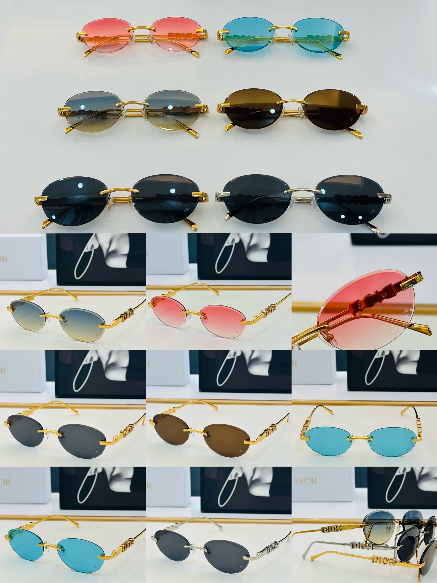🔻🔻🔻DIO* 迪家 2300UCR Size：57口19-145 春夏款墨镜 😎🔆。搭配镜腿精致 bm官网款 质量上佳