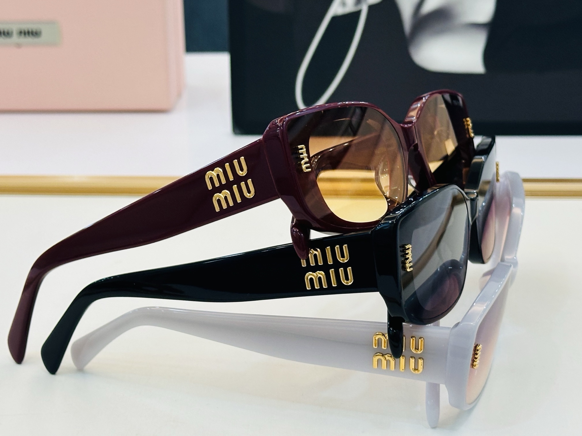 谬家 MU7394S Size：63口16-145 女士太阳眼镜 [玫瑰][玫瑰] 高档 K时尚墨镜潮人[强][强]太阳