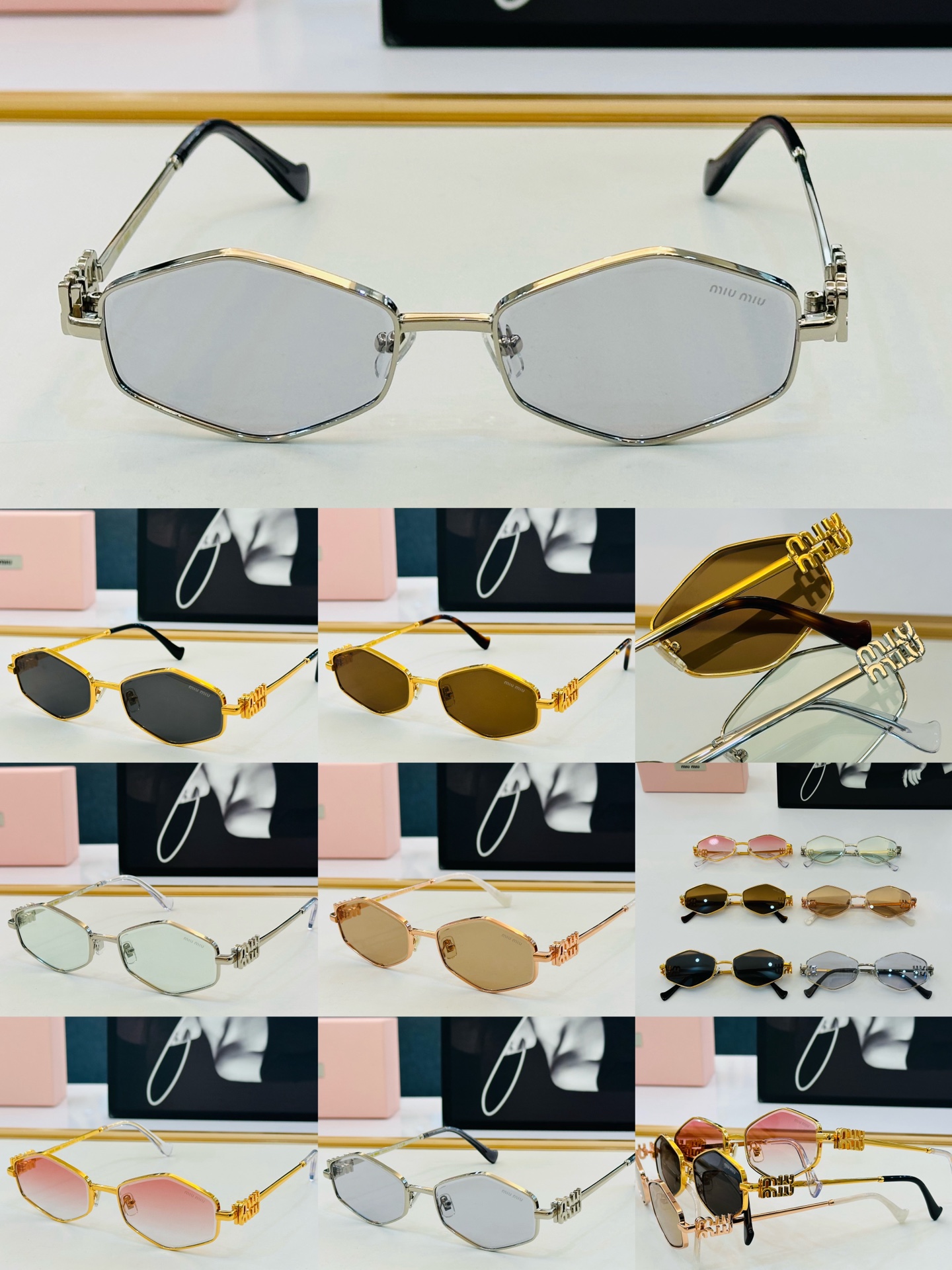 谬家 MU 504ZS Size：56口18-145   玫瑰][玫瑰] 高档 bm时尚墨镜潮人[强][强]太阳镜 