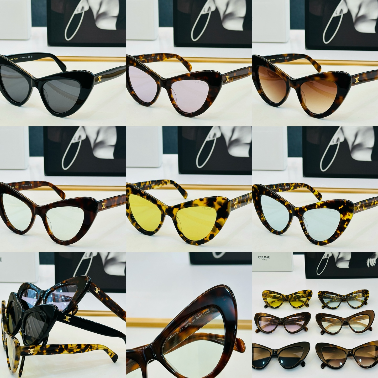 【CELINE】赛琳 CL40339U Size：62口18-145    一直热销的款式 欧美风 C光泽度好 质感强 