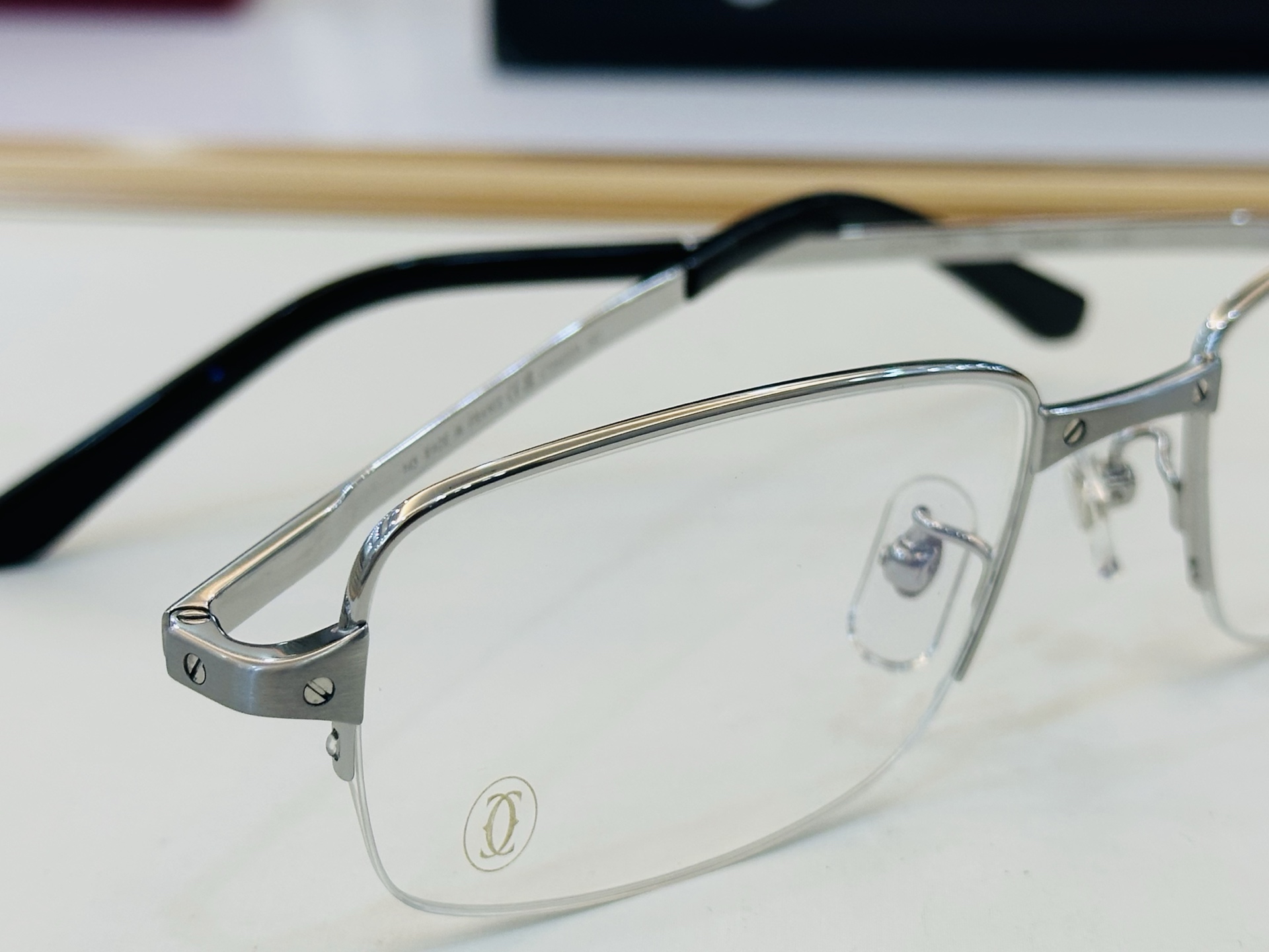 Cartier-卡家 ✨CT0443OA Size：54口18-145 不挑脸型 简约大气 时尚休闲 钛架👌👃W框型简约