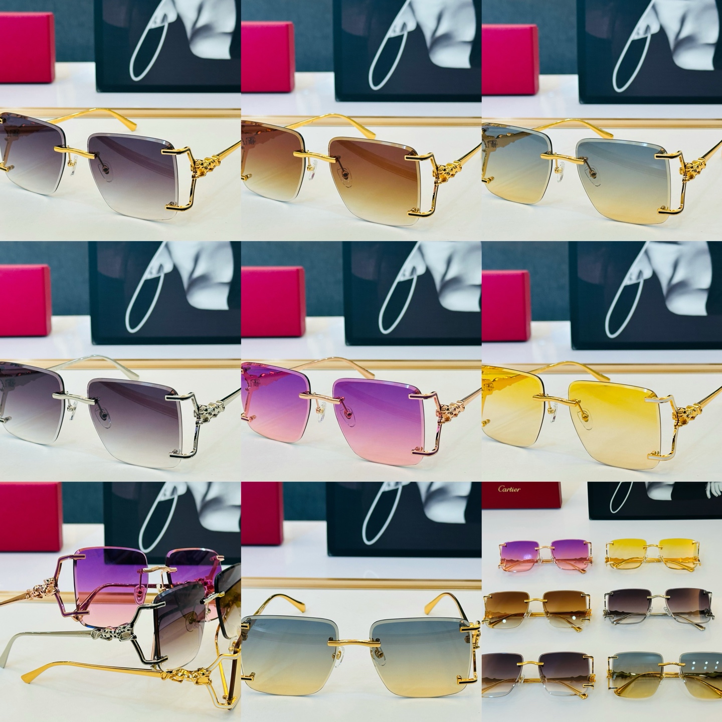 Cartie* 卡家 CT02280O  太阳镜 Size：59口17-138 工艺精湛气质十足！X男女同款 高品质 