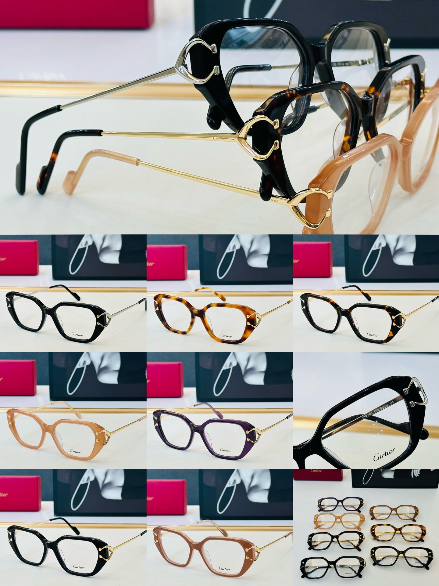 Cartie* 卡家 太阳镜 CT0590S Size：54口16-145 电镀工艺精湛气质十足！L男女同款 