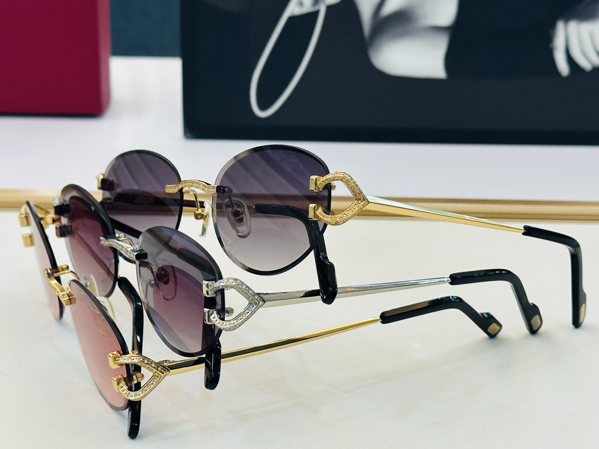 🆕 原版Cartie* 卡家 官网经典款 太阳镜 CT0590S Size：57口18-142 电镀工艺精湛大牌品 J戴