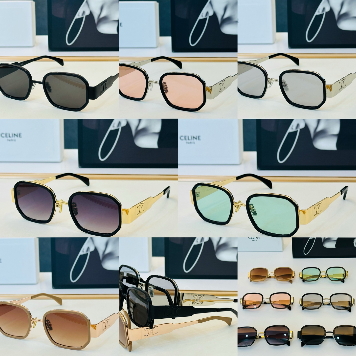 【CELINE】赛琳 CL40332F Size：52口22-145    一直热销的款式 欧美风 L光泽度好 质感强 