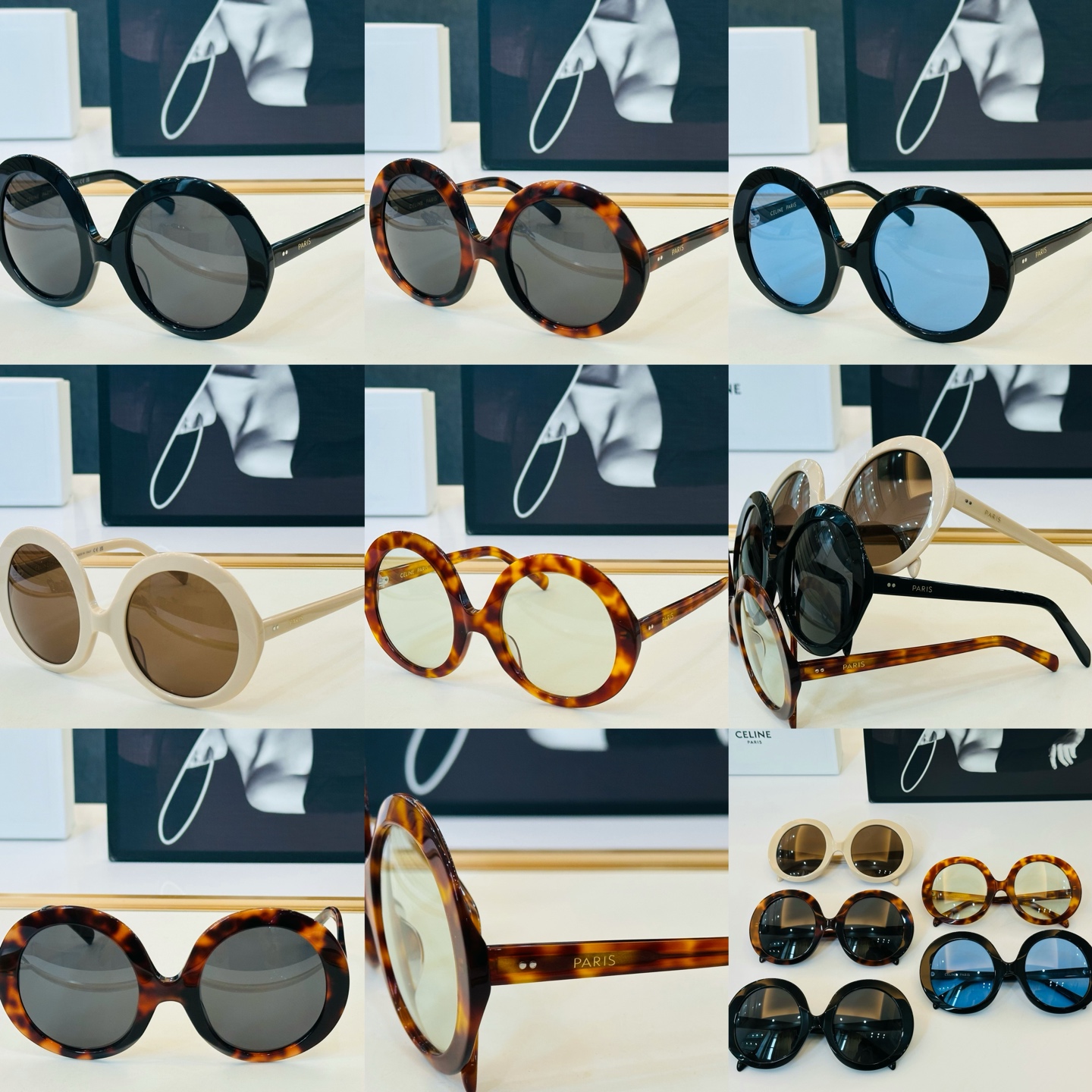 【CELINE】赛琳 CL40345 Size：60口24-130  一直热销的款式 欧美风 光泽度好 质感强  B工艺
