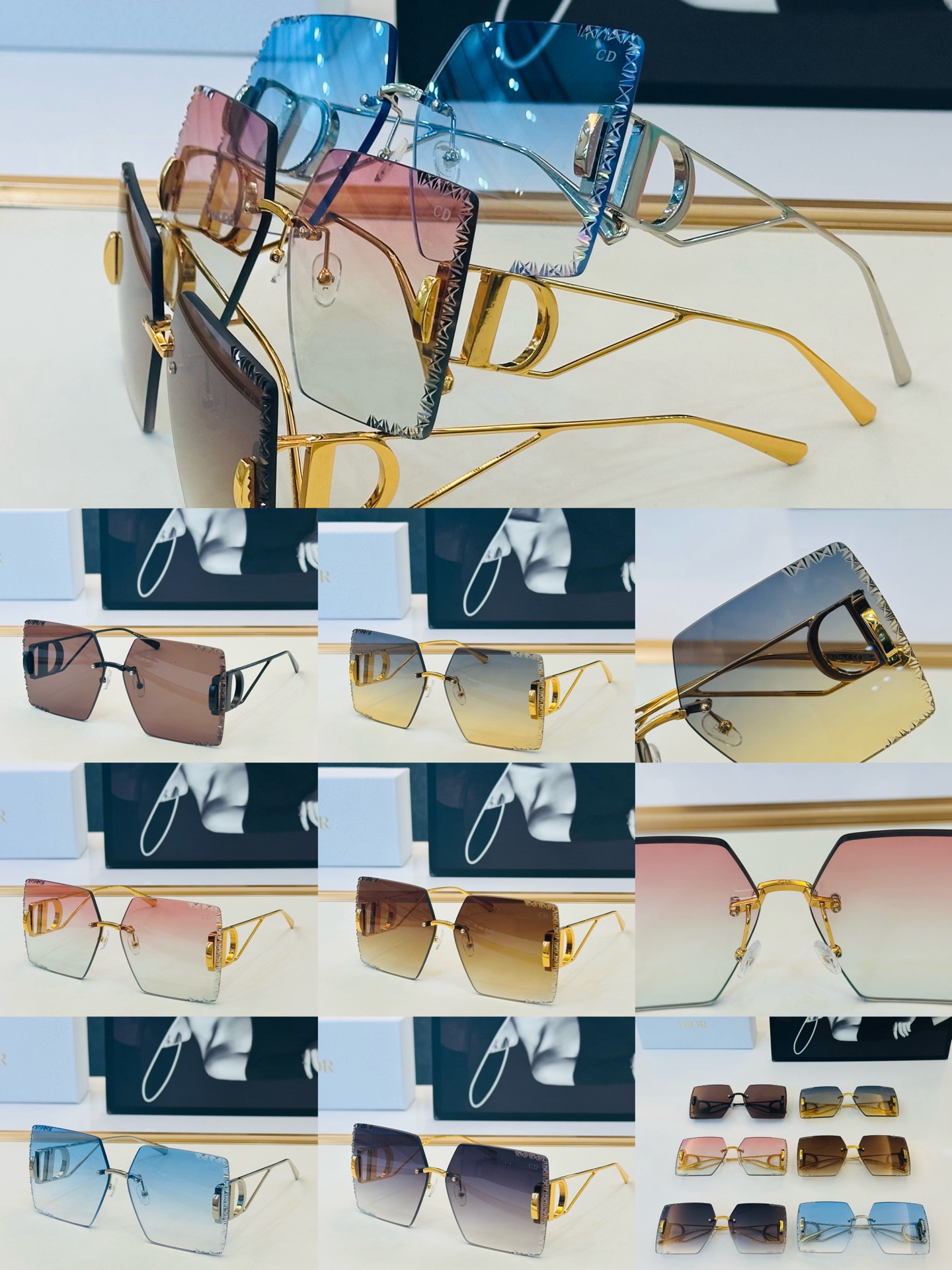 🔻🔻🔻DIO* DSGTA96UCR 迪家 Size：66口13-140 😎🔆。搭配镜腿精致配饰 b官网款 质量上佳 