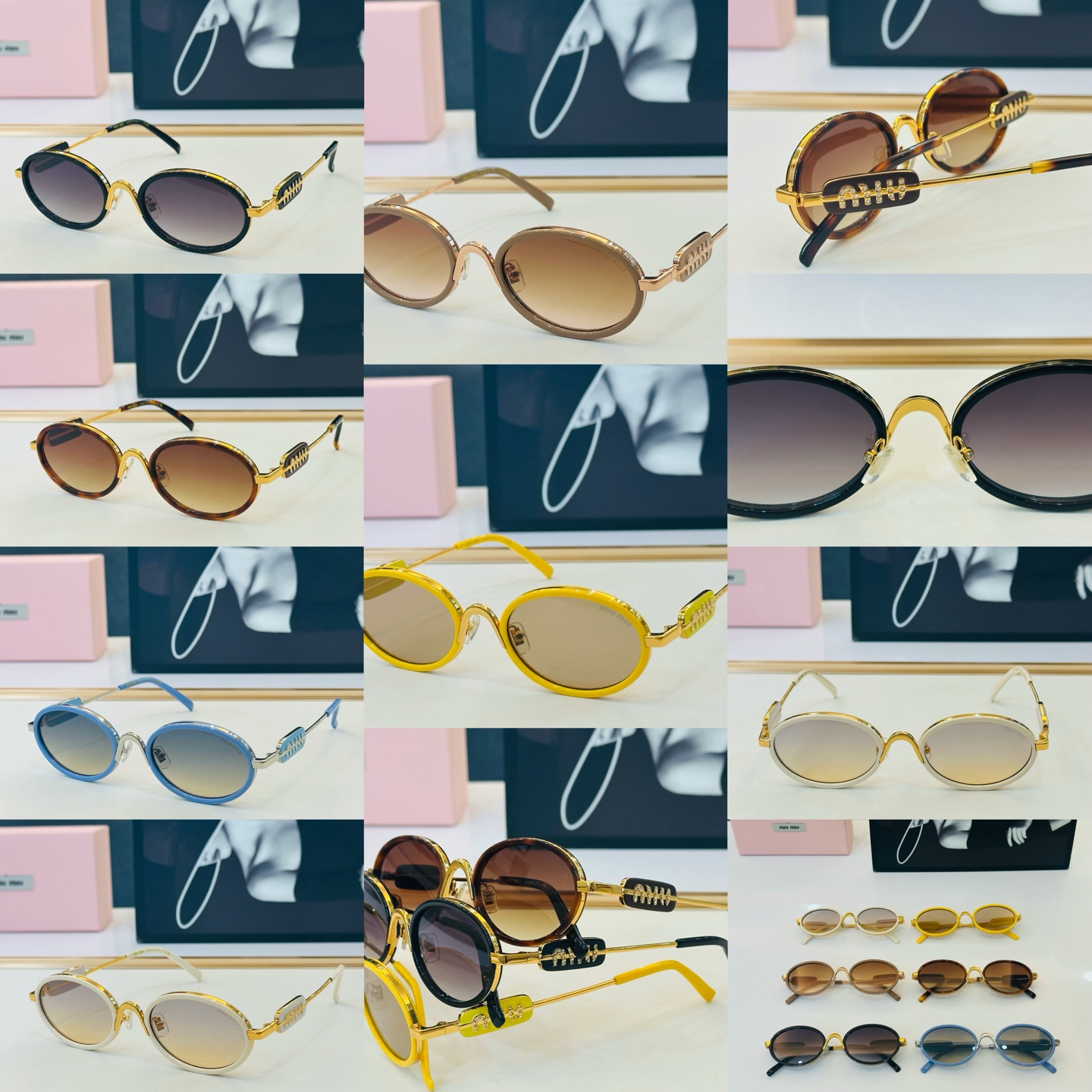 🆕 谬家 MU7418S Size：54口21-145 🌺🌺 [玫瑰][闪电] 时尚靓丽 得意][得意]微笑] b独具品