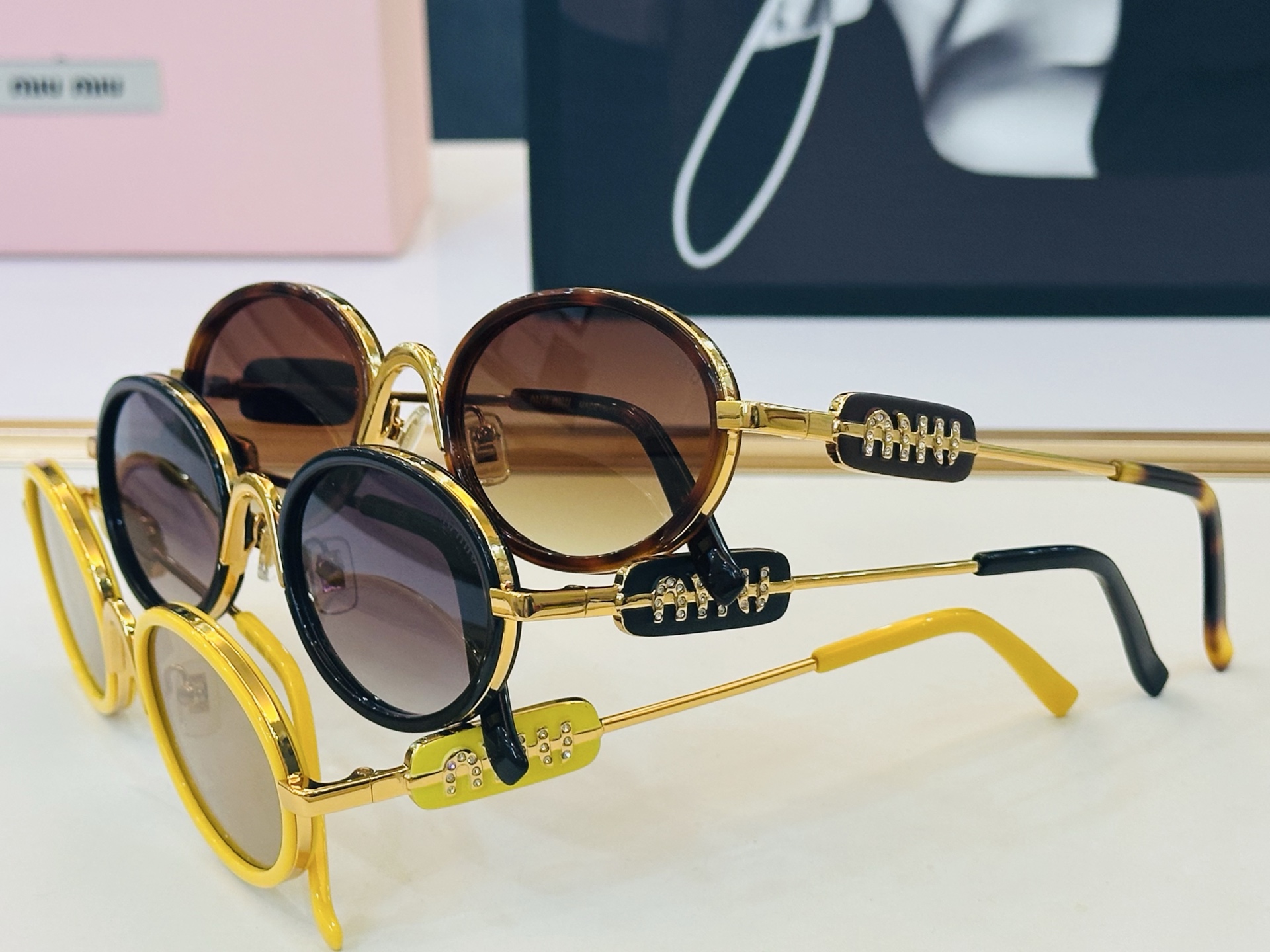 🆕 谬家 MU7418S Size：54口21-145 🌺🌺 [玫瑰][闪电] 时尚靓丽 得意][得意]微笑] b独具品