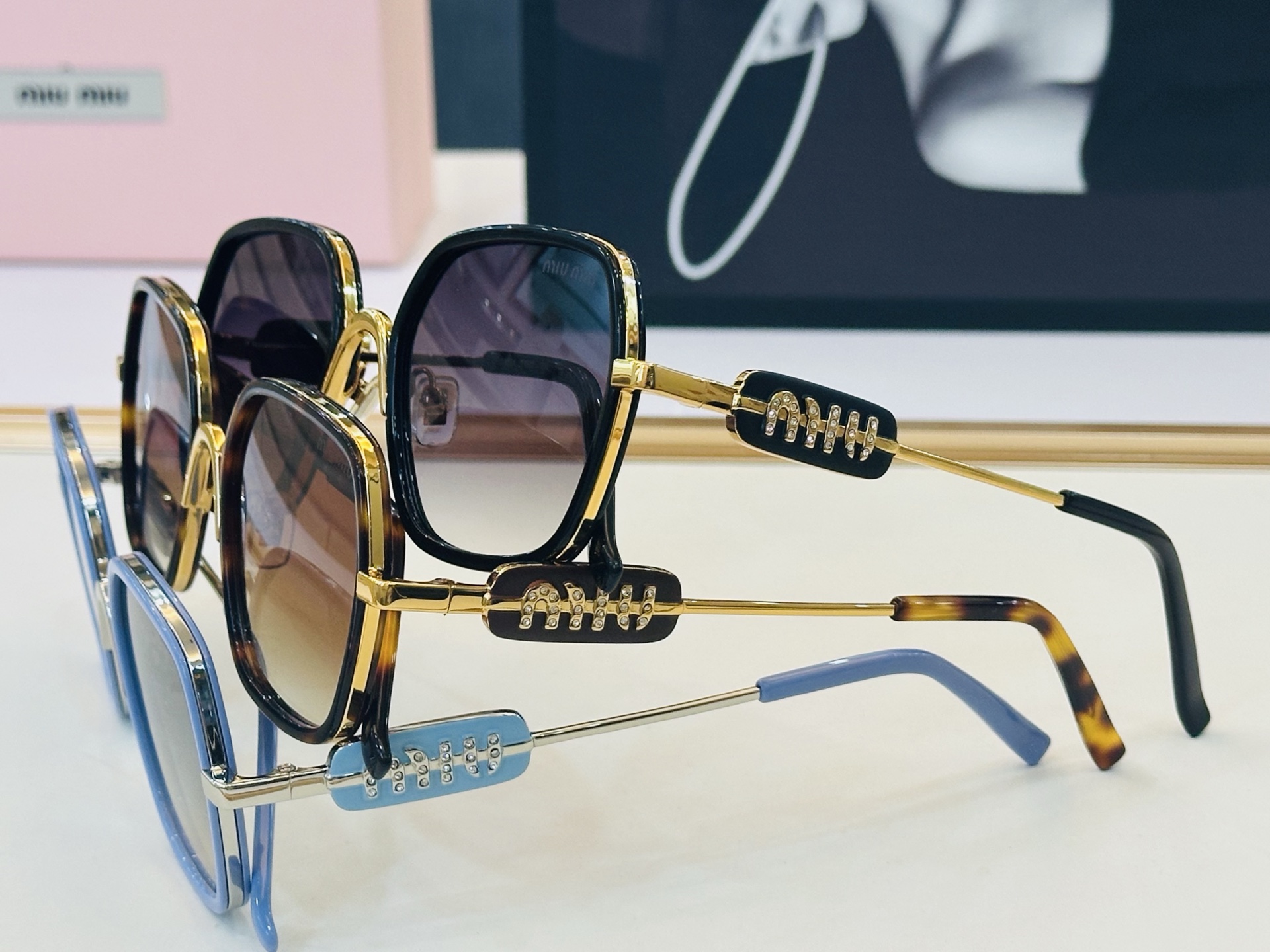 🆕 谬家 MU7417S Size：54口19-145 🌺🌺 [玫瑰][闪电] 时尚靓丽 得意][得意]微笑] b独具品