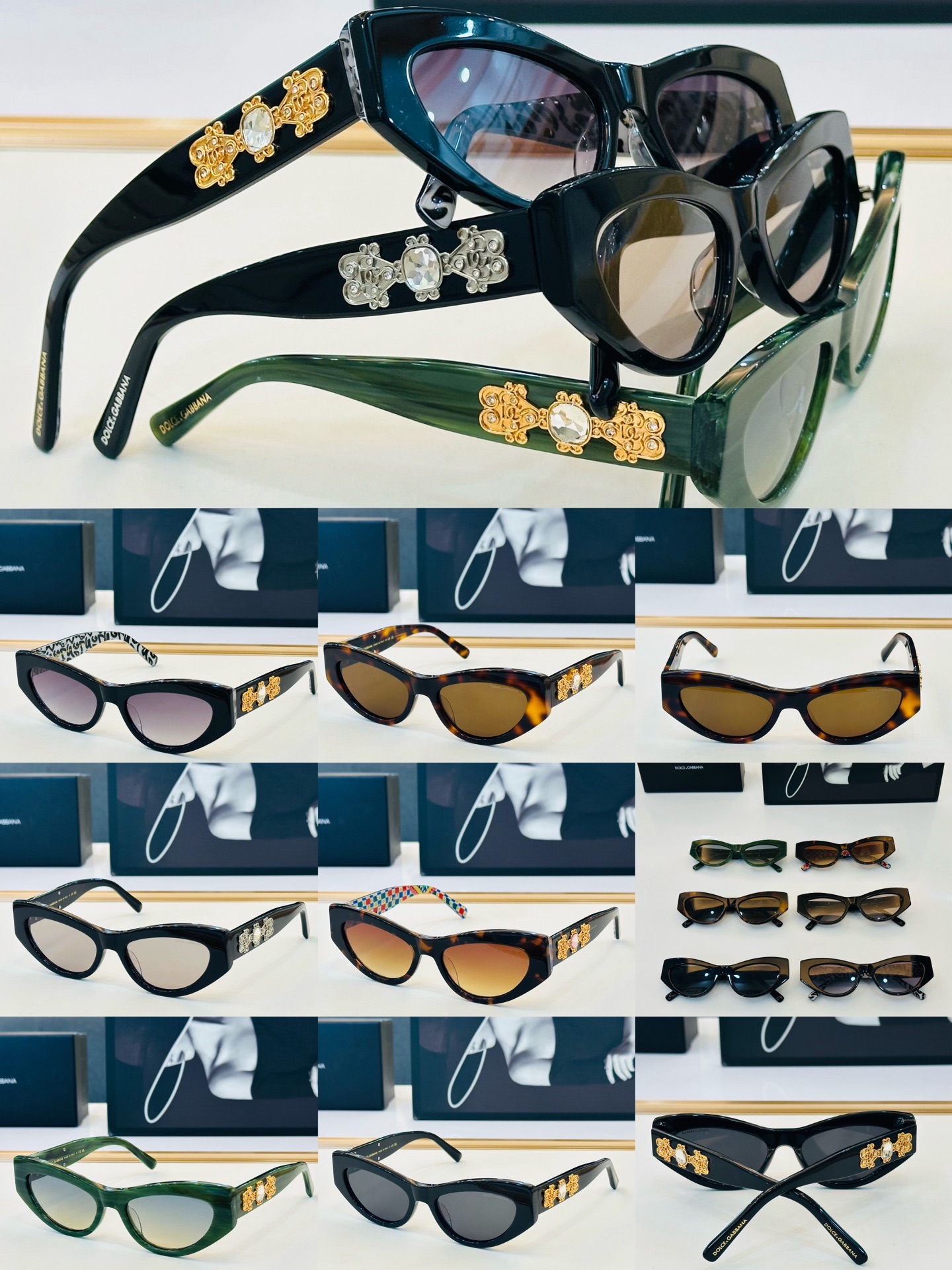 🆕 官网款 🔺DOLCE&GABBAN*🔻杜嘉班*纳新品 DG1663LB Size：54口18-145  新颖独特众多