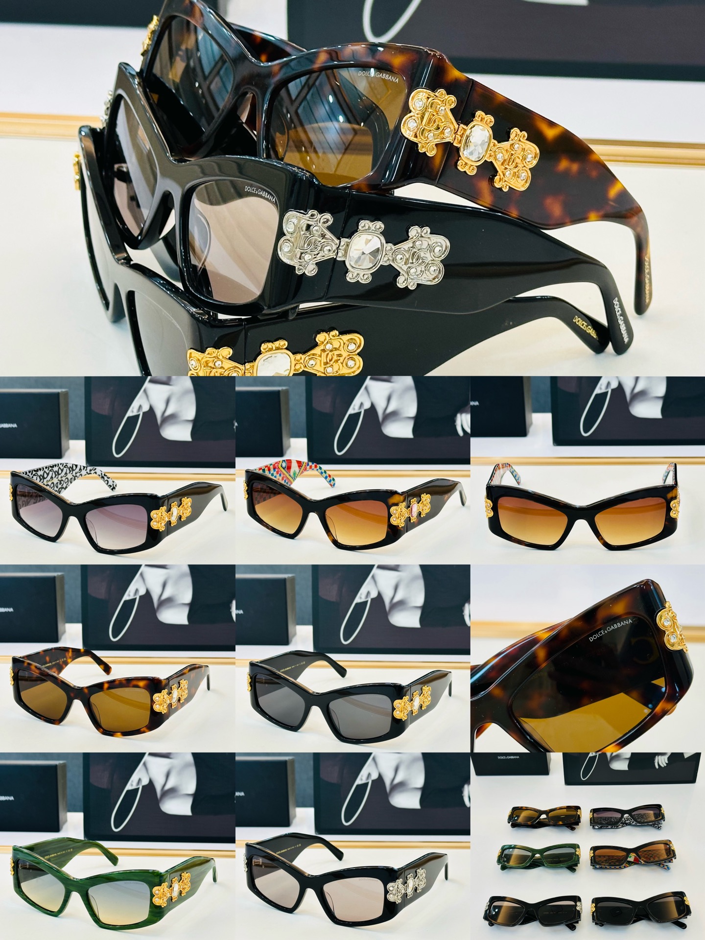🆕 官网款 🔺DOLCE&GABBAN*🔻杜嘉班*纳新品 DG45254B  Size：55口20-142 新颖独特众多