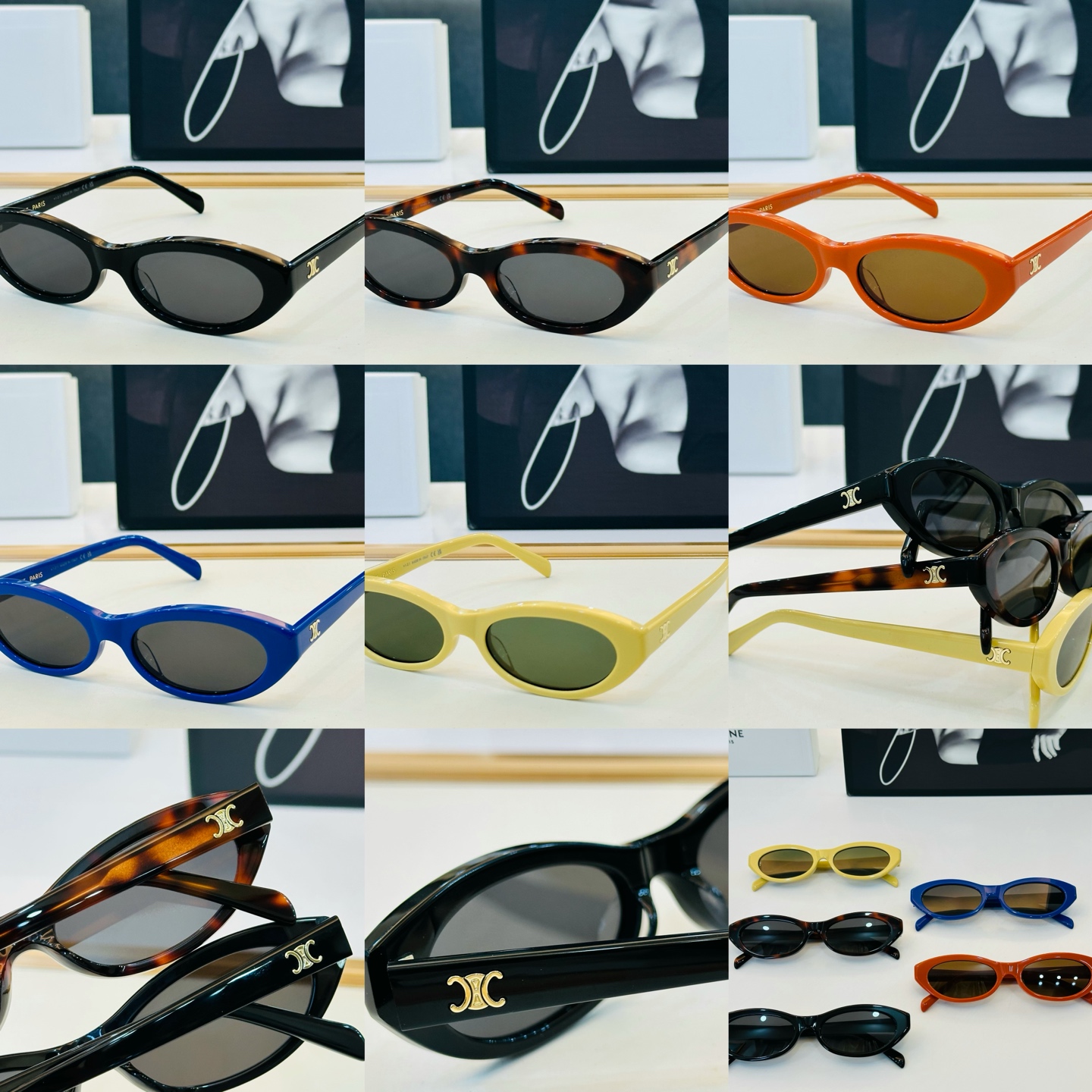 【CELINE】赛琳 CL40353U Size：54口17-145 一直热销的款式，欧美风 光泽度好  B质感强  工