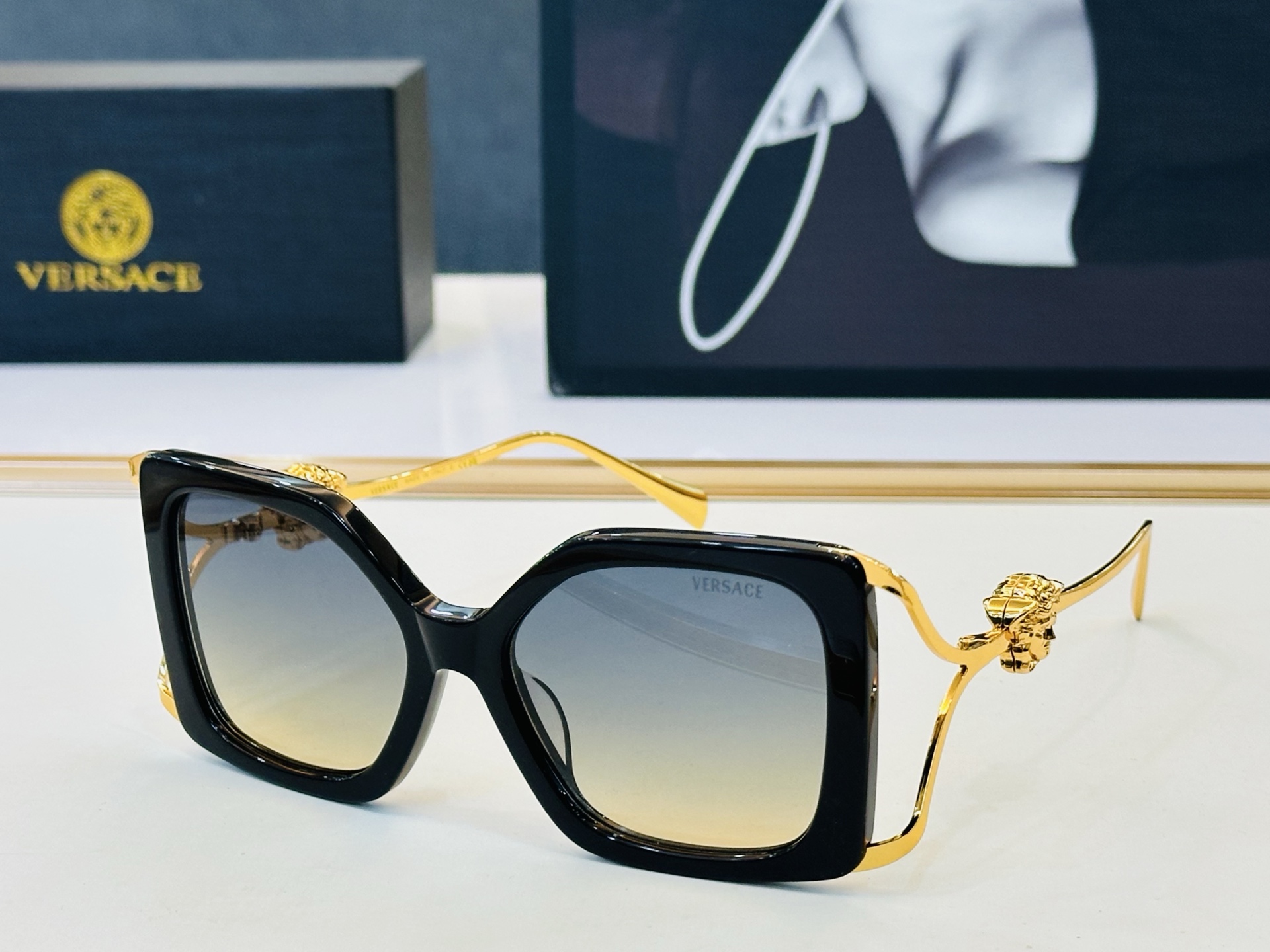❤️❤️范思家 VERSACE✨✨✨MODEL：VE4502U  Size：53口17-128 ✨XL有范 