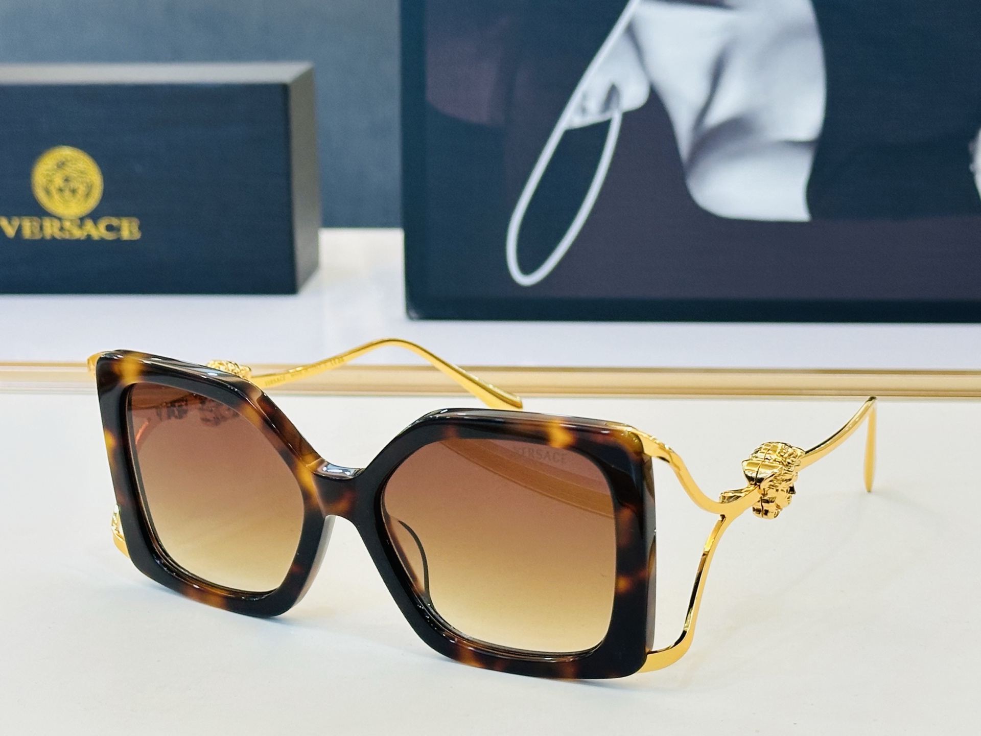 ❤️❤️范思家 VERSACE✨✨✨MODEL：VE4502U  Size：53口17-128 ✨XL有范 