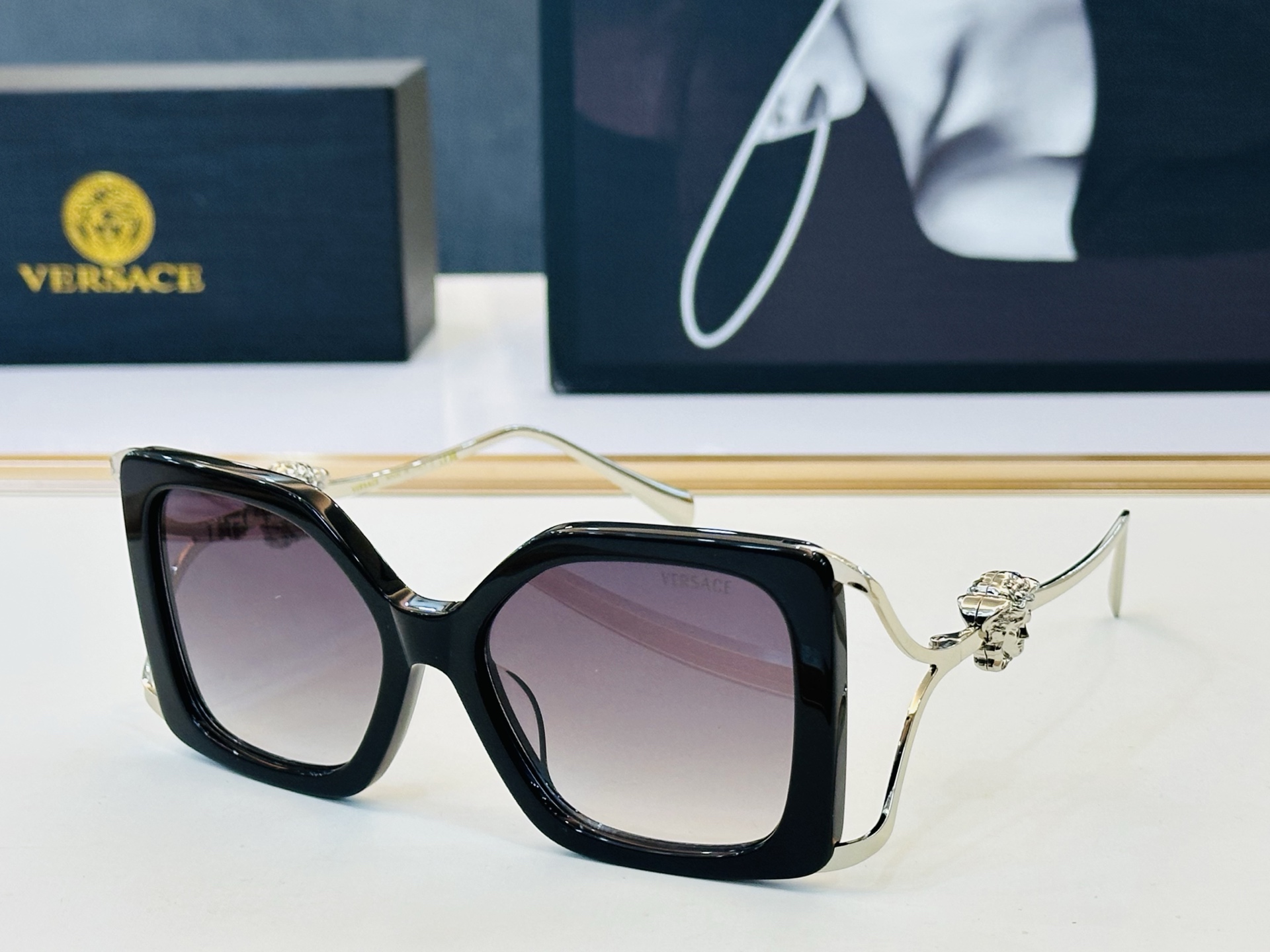 ❤️❤️范思家 VERSACE✨✨✨MODEL：VE4502U  Size：53口17-128 ✨XL有范 