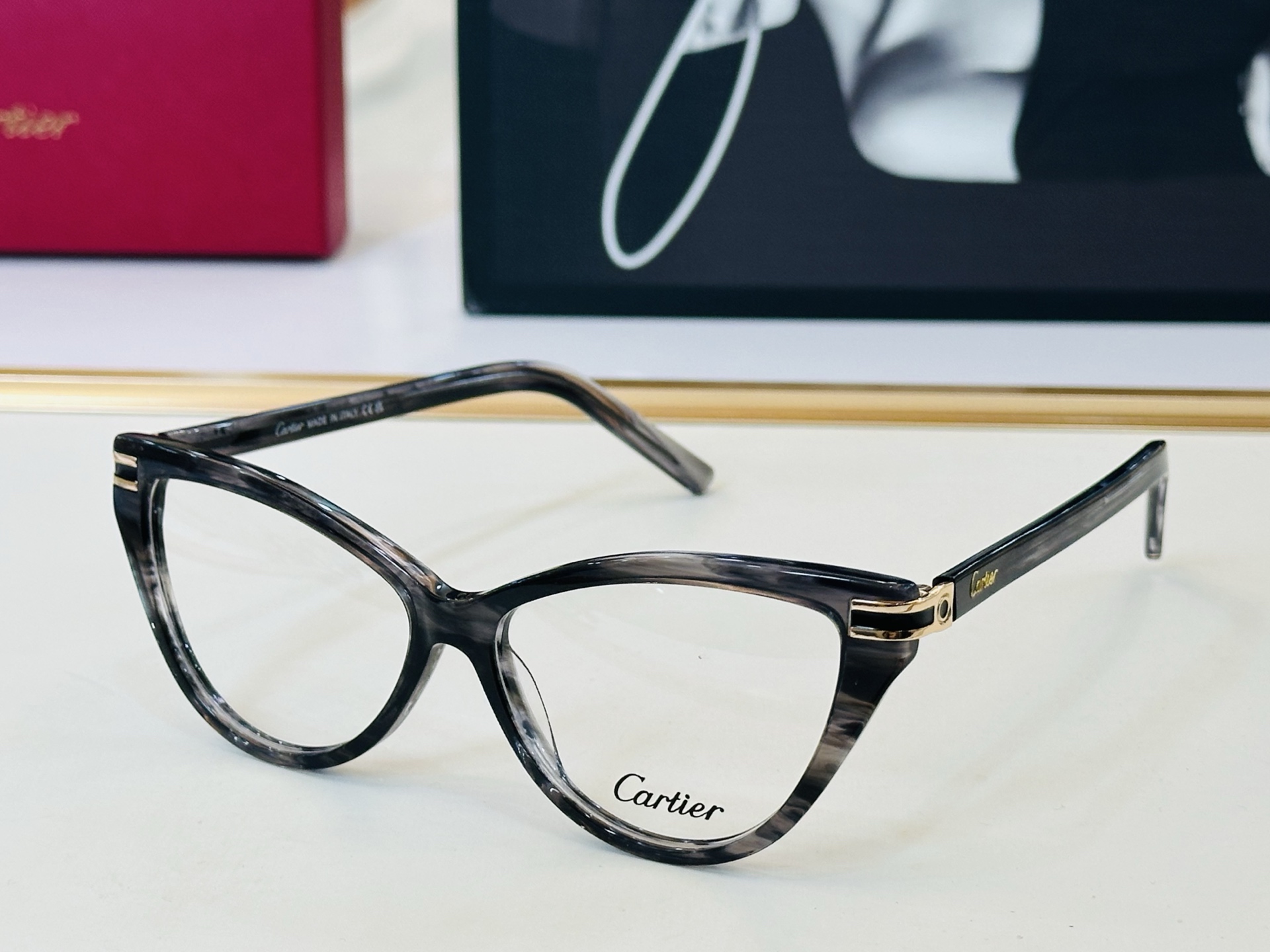 Cartier-卡家 ✨CT00768 Size：54口17-145 不挑脸型 简约大气 时尚休闲 👌👃H 小框型 