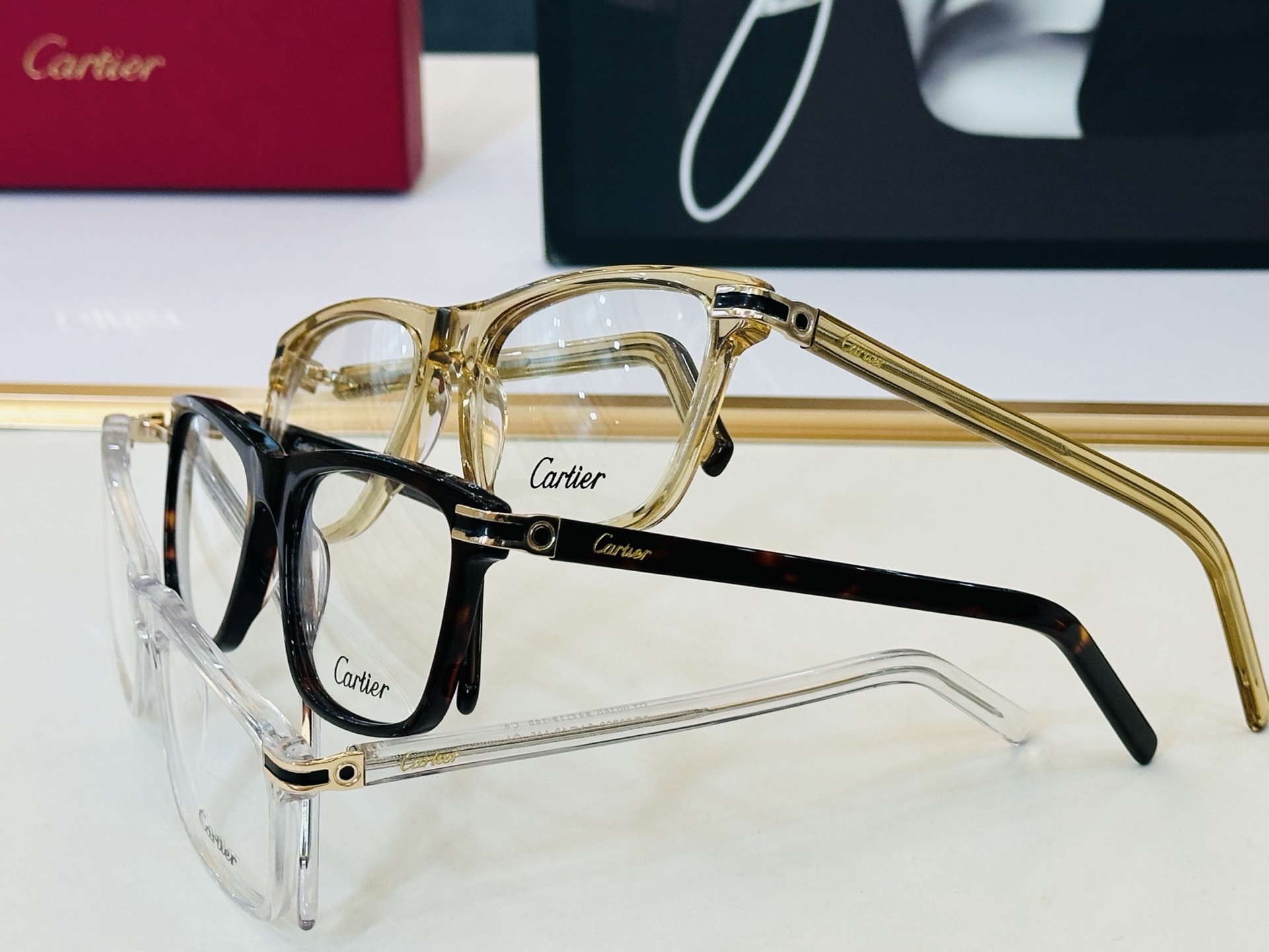 Cartier-卡家 ✨CT00769 Size：54口18-145 不挑脸型 简约大气 时尚休闲 👌👃H 小框型 