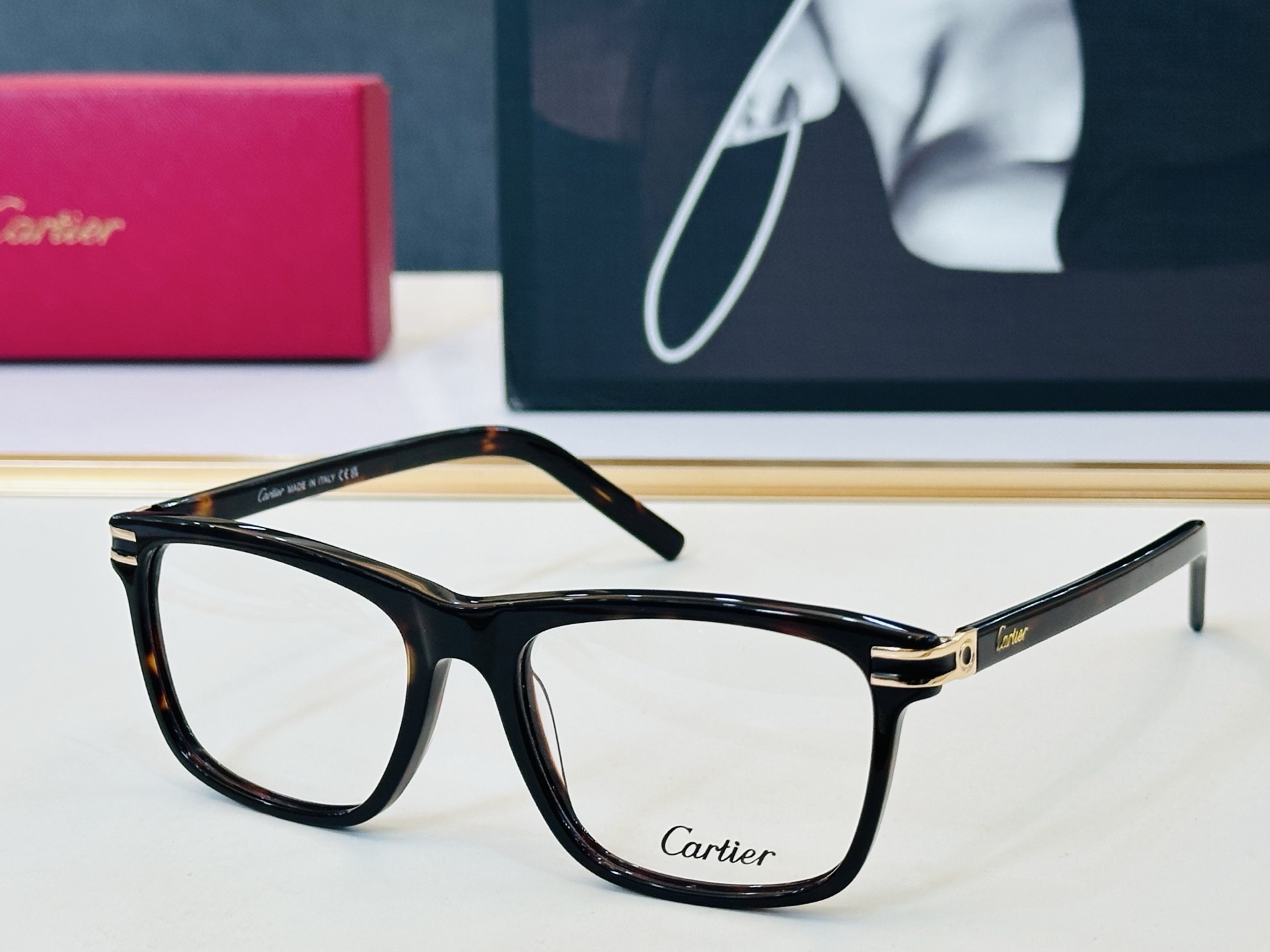 Cartier-卡家 ✨CT00769 Size：54口18-145 不挑脸型 简约大气 时尚休闲 👌👃H 小框型 