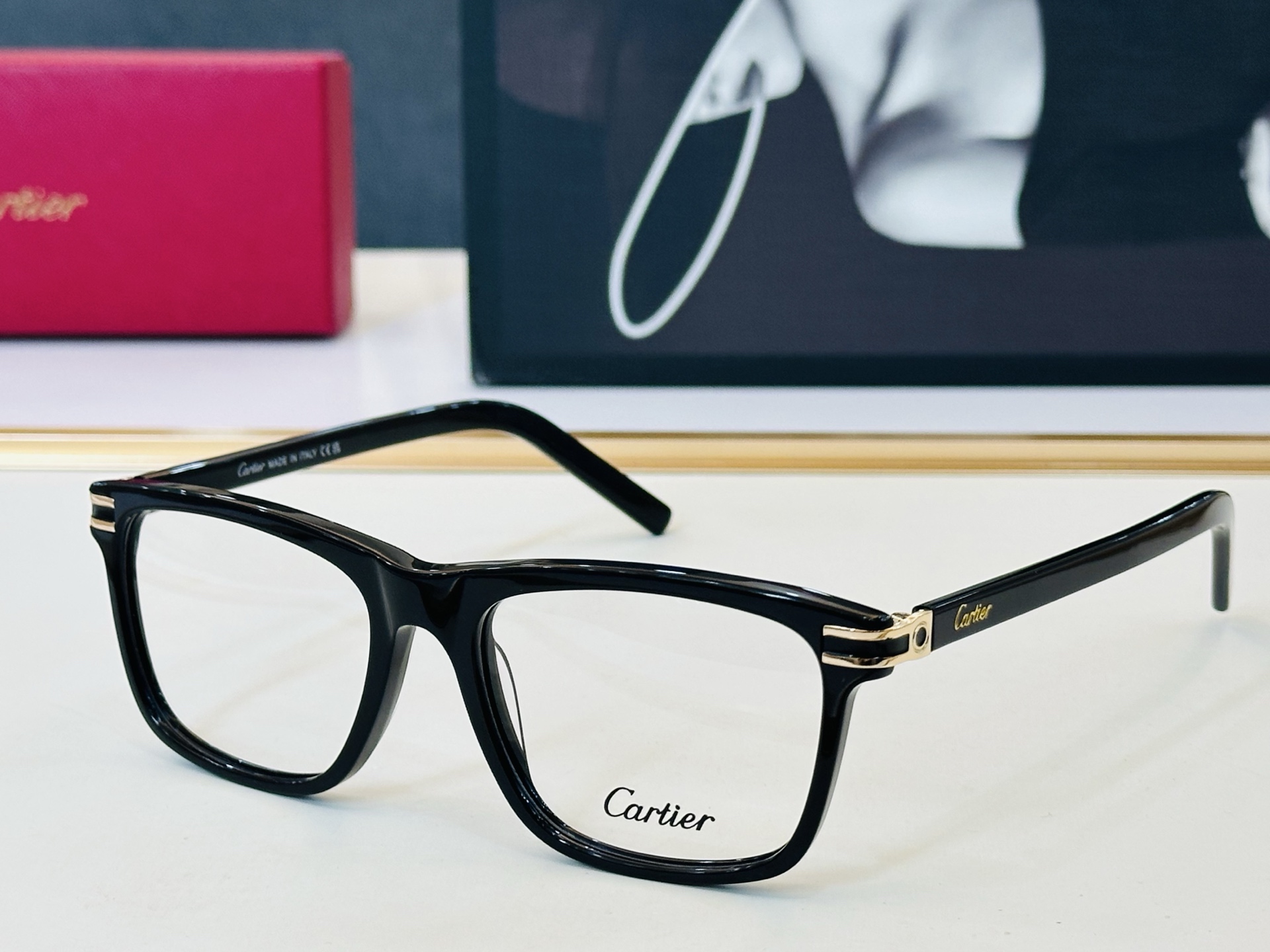 Cartier-卡家 ✨CT00769 Size：54口18-145 不挑脸型 简约大气 时尚休闲 👌👃H 小框型 