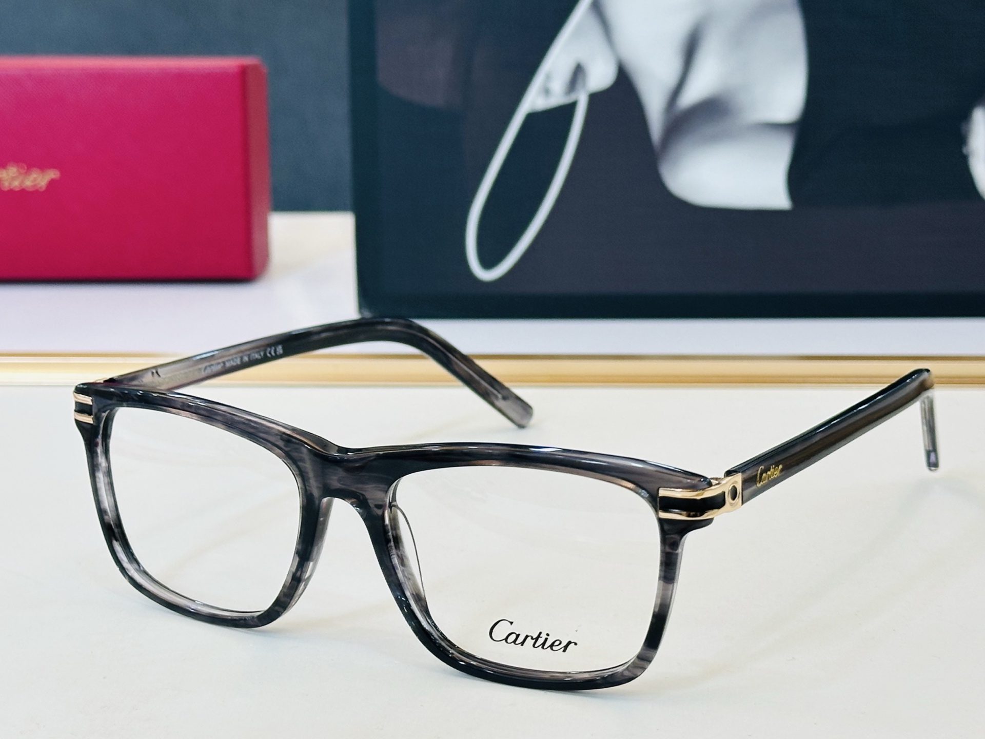 Cartier-卡家 ✨CT00769 Size：54口18-145 不挑脸型 简约大气 时尚休闲 👌👃H 小框型 