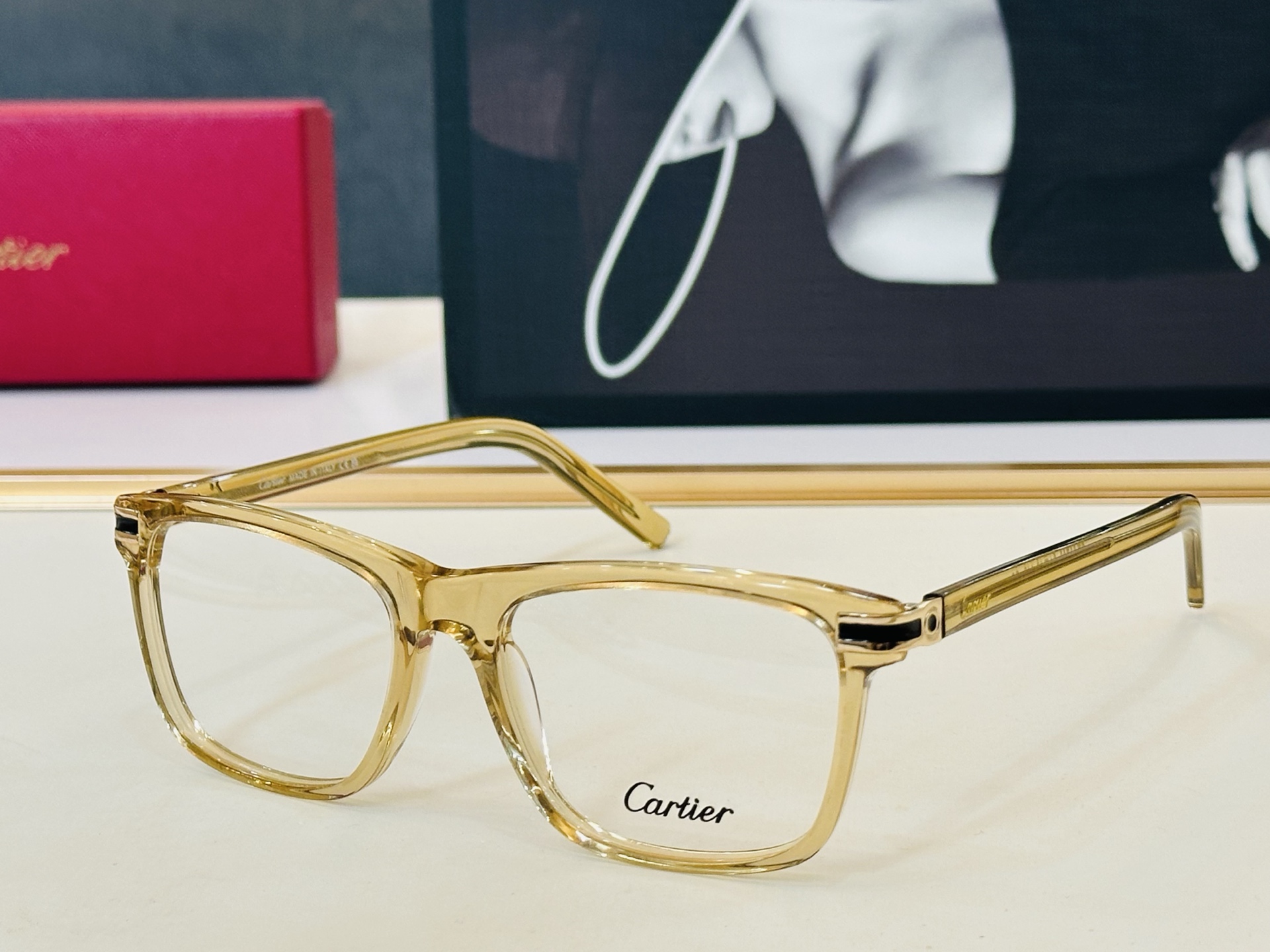 Cartier-卡家 ✨CT00769 Size：54口18-145 不挑脸型 简约大气 时尚休闲 👌👃H 小框型 