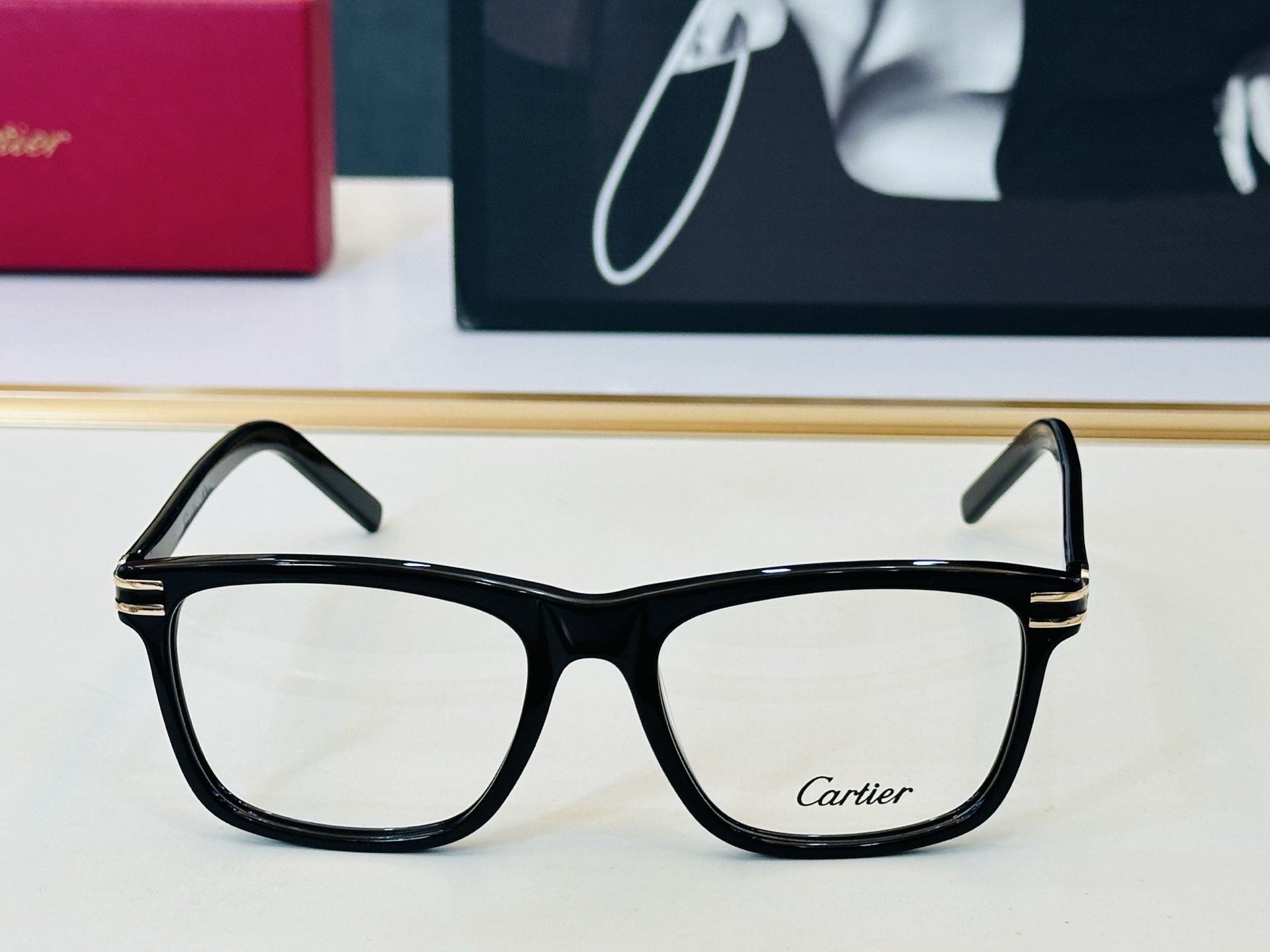 Cartier-卡家 ✨CT00769 Size：54口18-145 不挑脸型 简约大气 时尚休闲 👌👃H 小框型 
