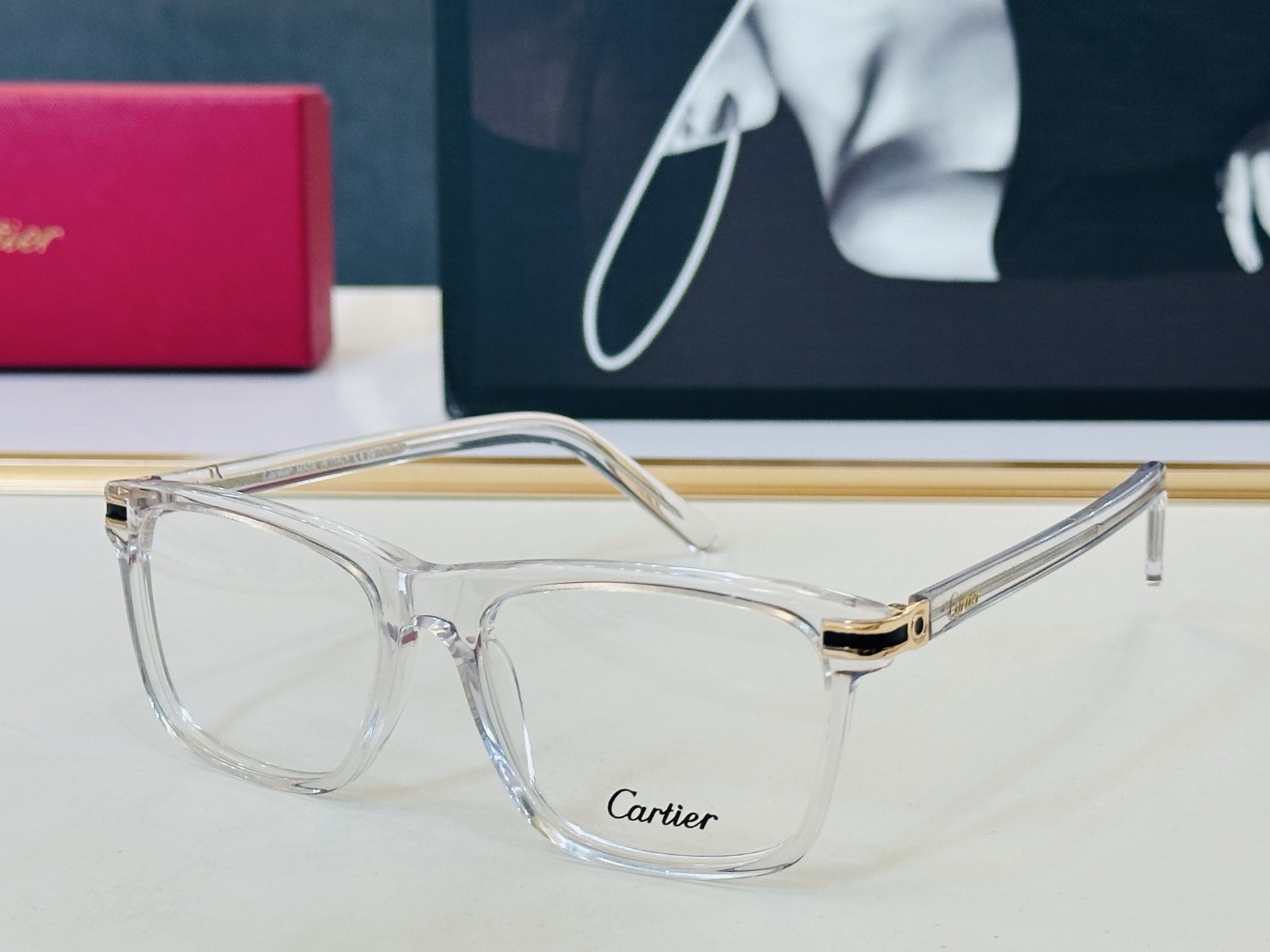 Cartier-卡家 ✨CT00769 Size：54口18-145 不挑脸型 简约大气 时尚休闲 👌👃H 小框型 
