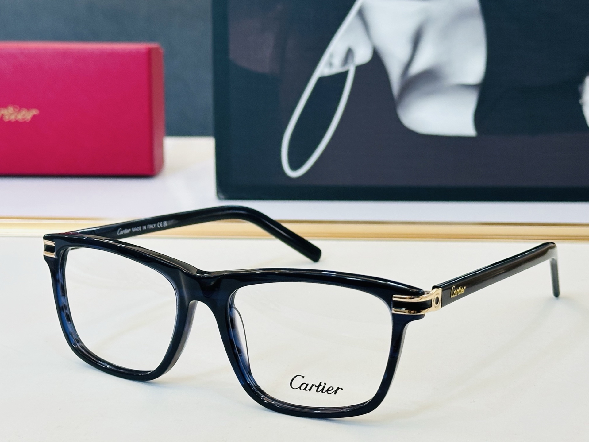Cartier-卡家 ✨CT00769 Size：54口18-145 不挑脸型 简约大气 时尚休闲 👌👃H 小框型 