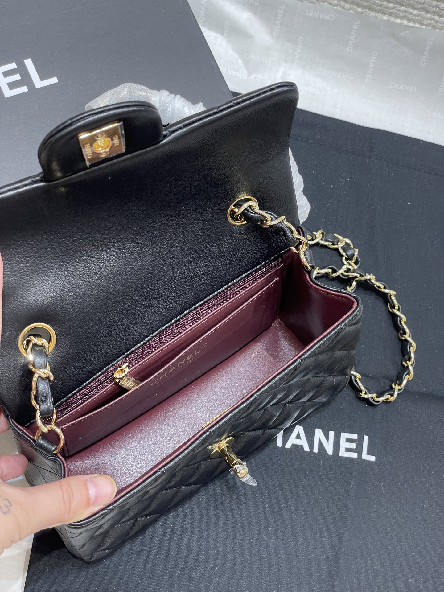 Chanel /460/470 羊皮升级版三个尺寸采用新版六角螺丝