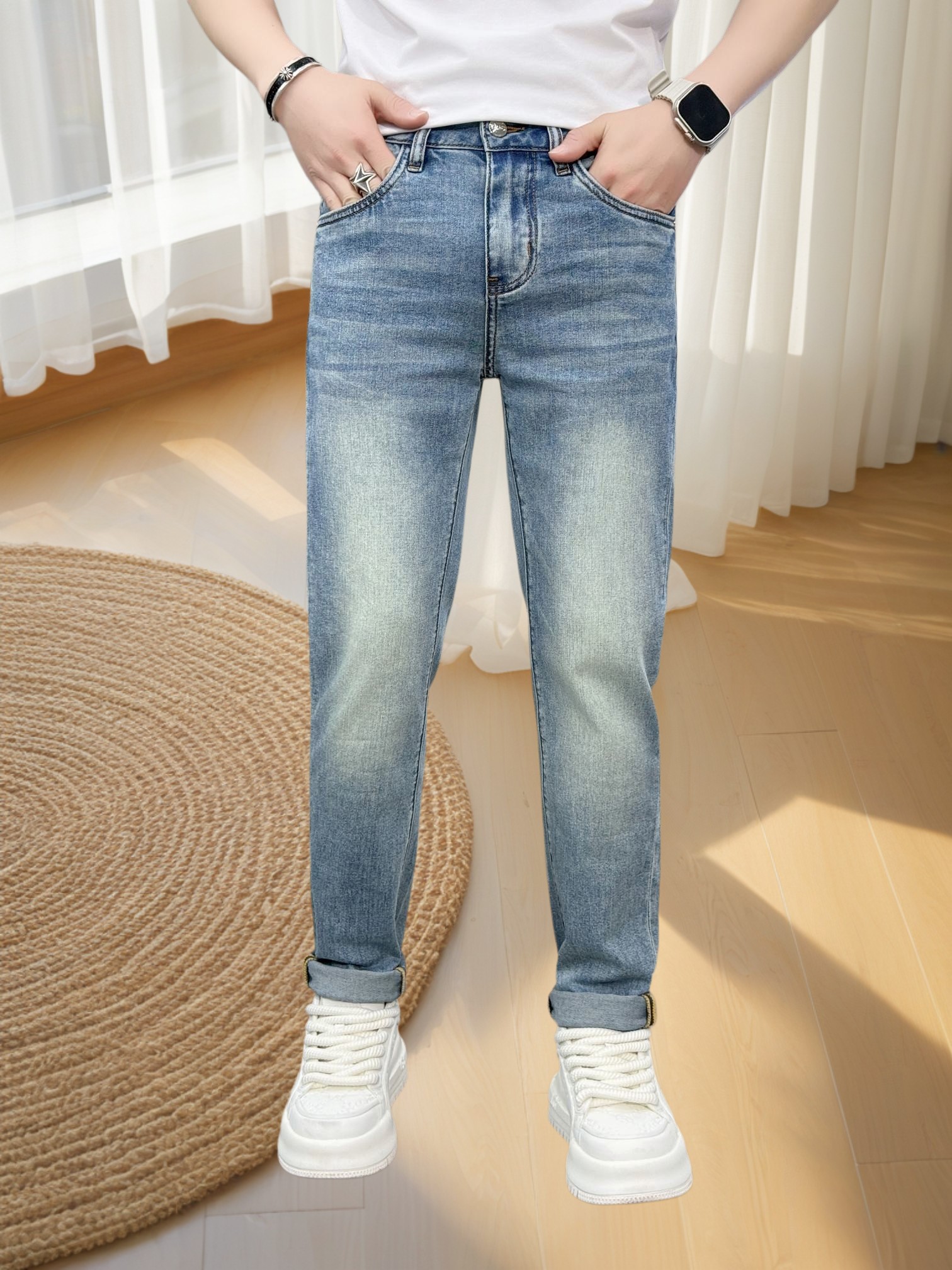 🔥BURBERRY 巴宝莉 26年新款牛仔裤🔥专柜热销款休闲裤 品味与价值共享 身穿着非常舒适 低调不失