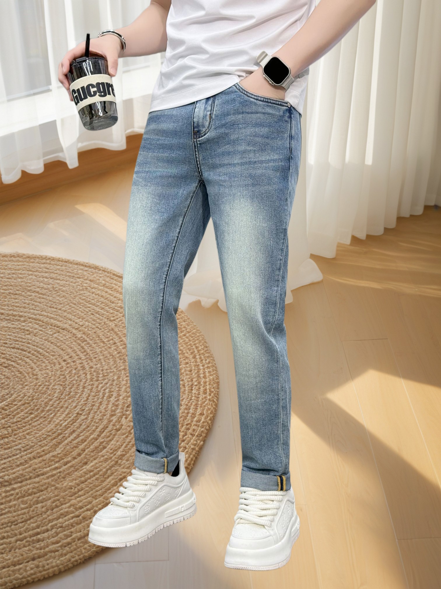 🔥BURBERRY 巴宝莉 26年新款牛仔裤🔥专柜热销款休闲裤 品味与价值共享 身穿着非常舒适 低调不失