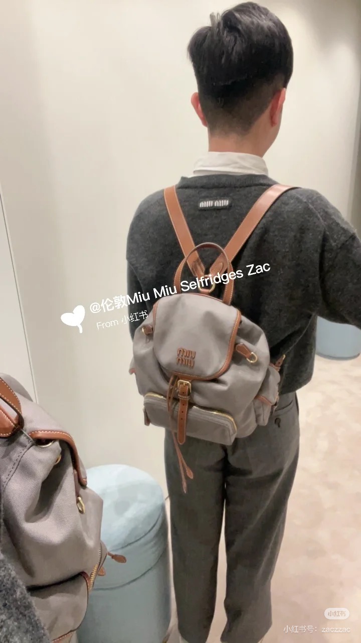 Miu Miu Gray backpack reference