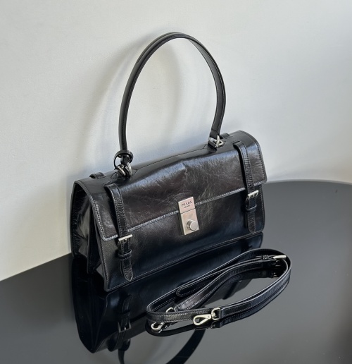 Prada Leather Shoulder Bag, New Collection,Single Shoulder Handbag for Women 1 Prada Leather Shoulder Bag, New Collection,Single Shoulder Handbag for Women