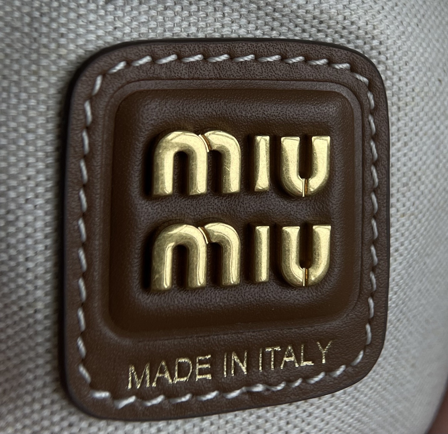 Miu Miu Brass hardware material