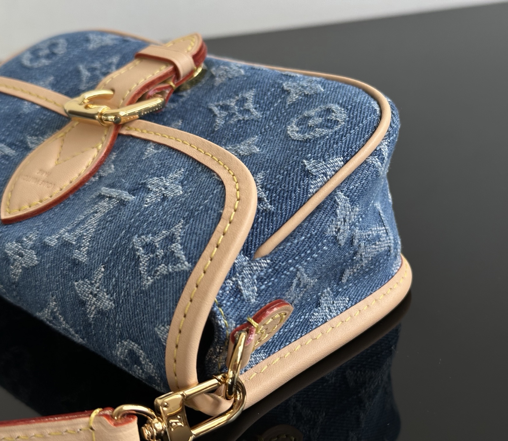 Louis Vuitton Blue Monogram Denim mini shoulder everyday