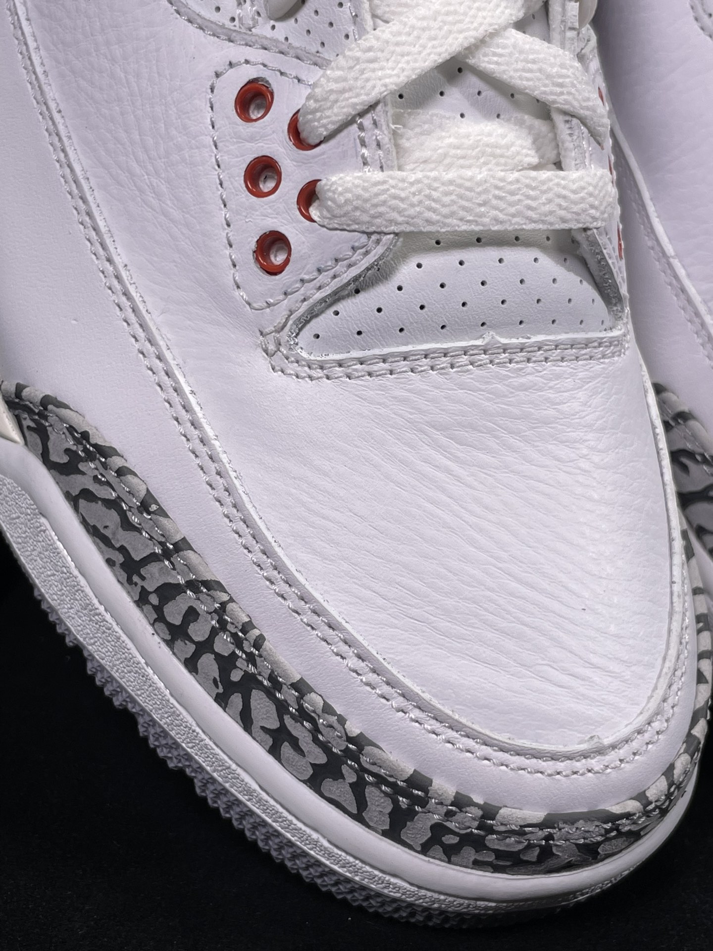 #LJ渠道AirJordanAJ3Retro做旧白水泥目前市场最推荐的产品市场唯一正确批次亲自操刀耗时半