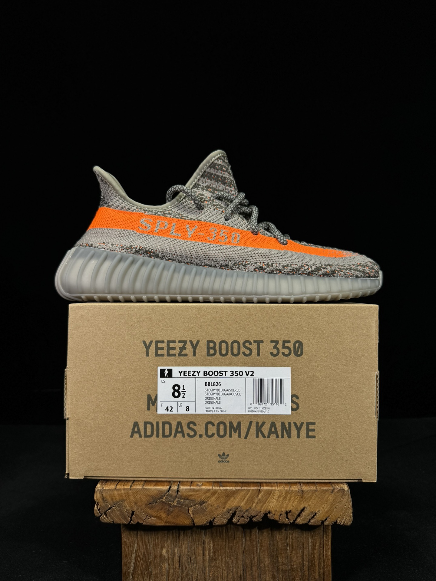 Yeezy 350V2 老灰橙1.0！（限定天使）市面椰子销量NO.1 真遥遥领先！百万级销量，最强性价