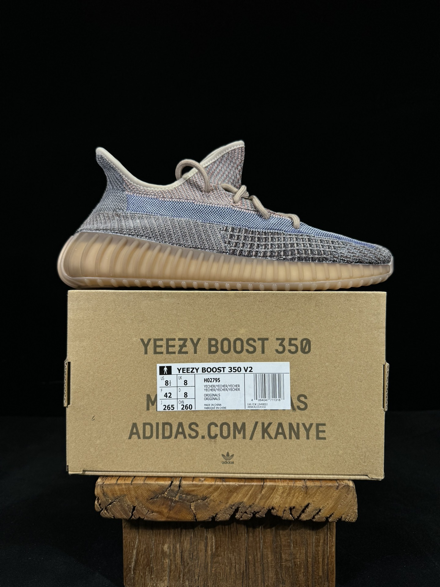 Yeezy350V2蓝棕褪色！满天星市面椰子销量NO.1真遥遥领先！百万级销量最强性价比版本没有之一！7