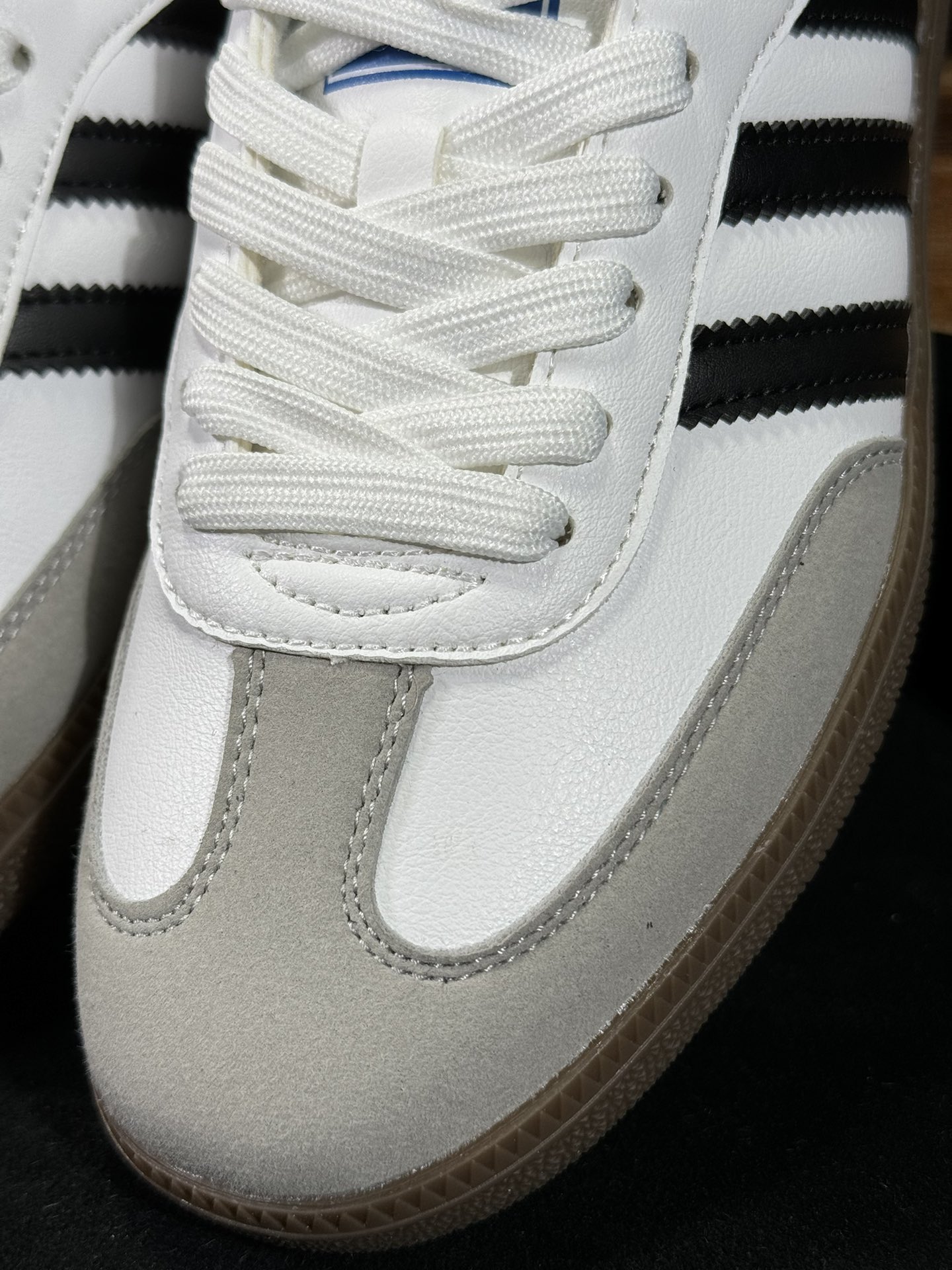 阿迪桑巴德训鞋联名白黑灰Adidas/阿迪达斯SAMBAVEGAN黑白男女低帮经典运动鞋板鞋FW2427
