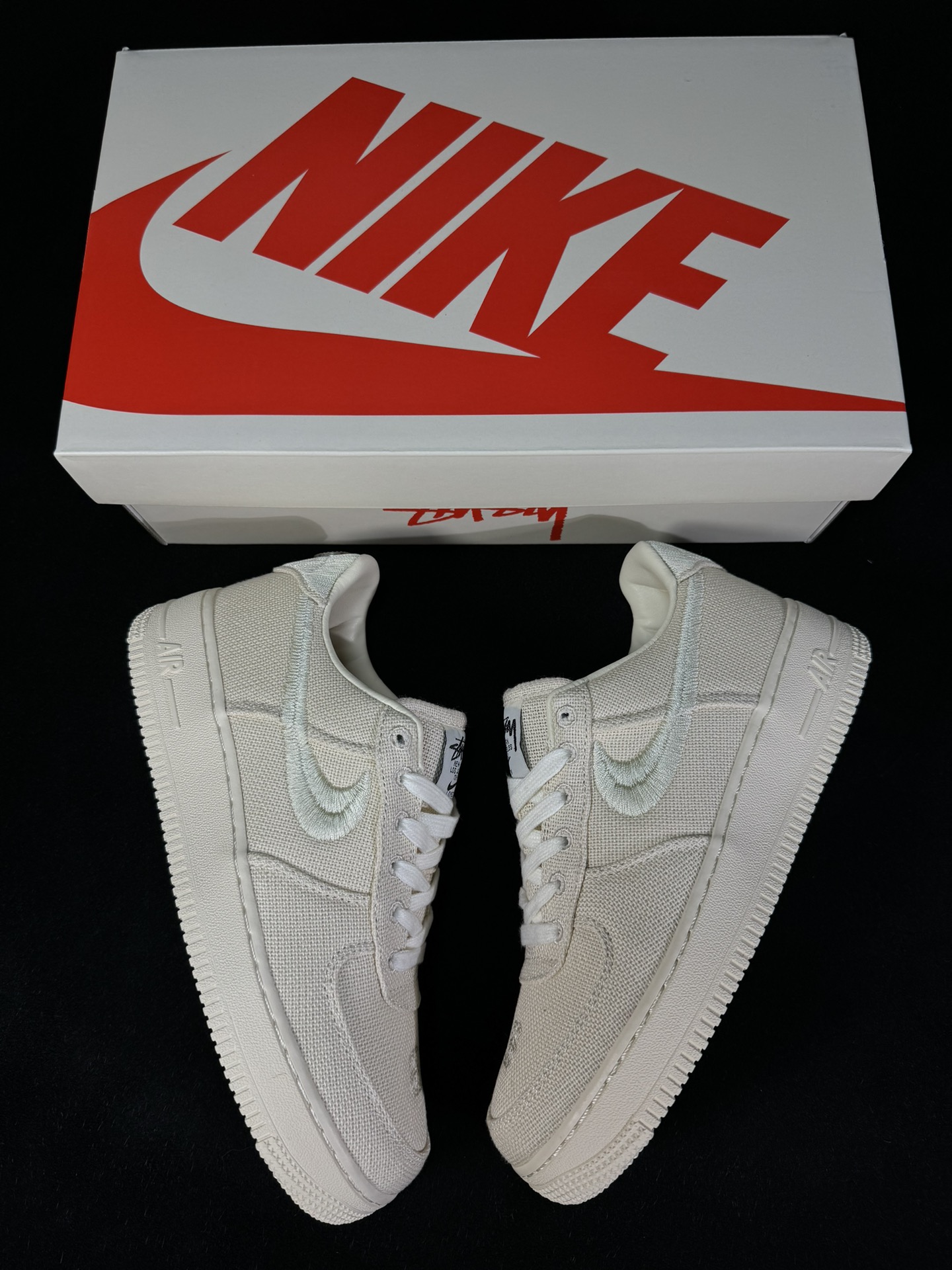 空军！第421色！斯图西Stussy米白NikeAIRForce1Low空军一号百分百每个配色原鞋开发！