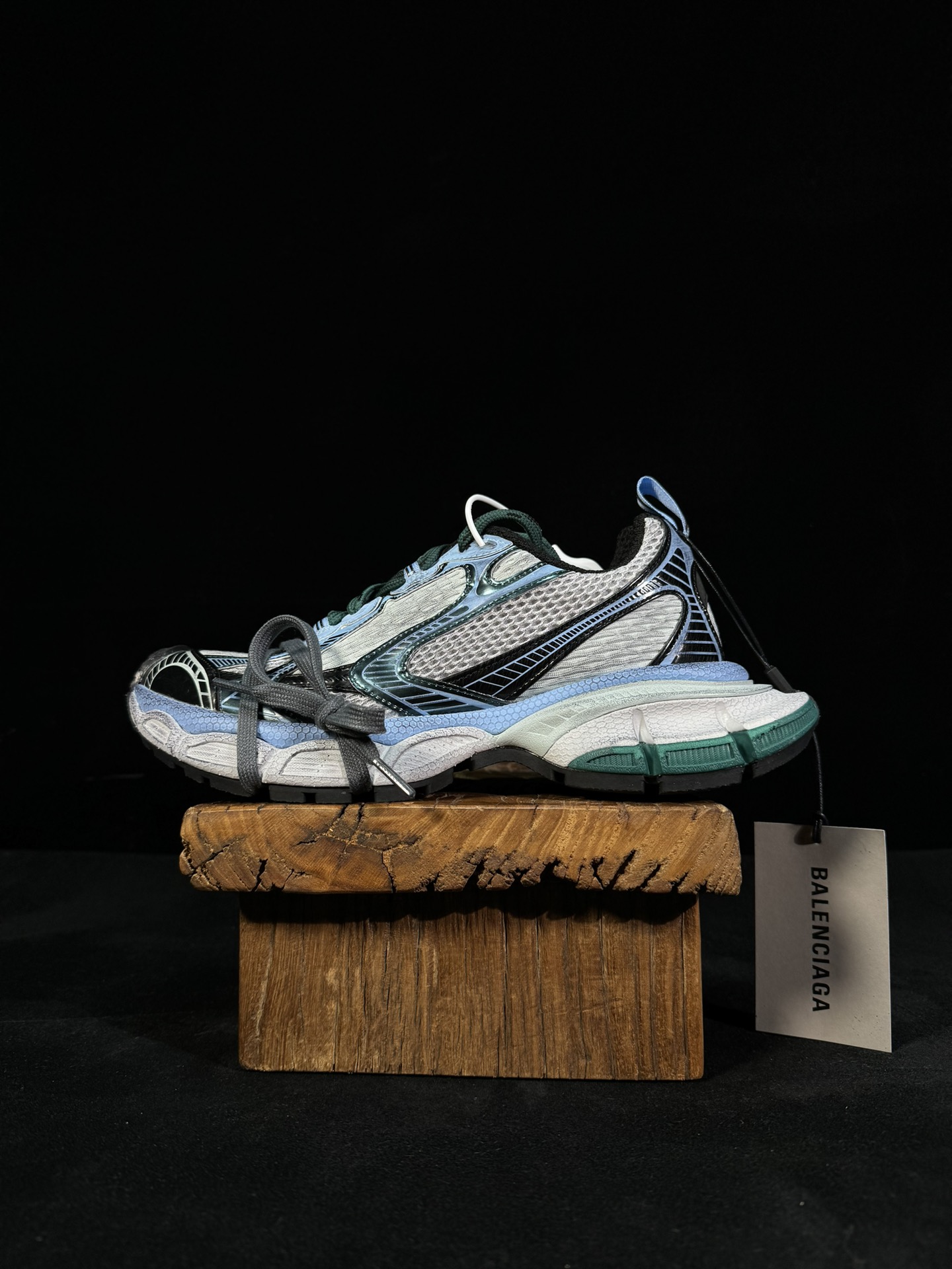 GT版第24色 灰绿色价格屠夫，顶级做旧品质！BALENCIAGA 3XL Sneakers 巴黎世家十